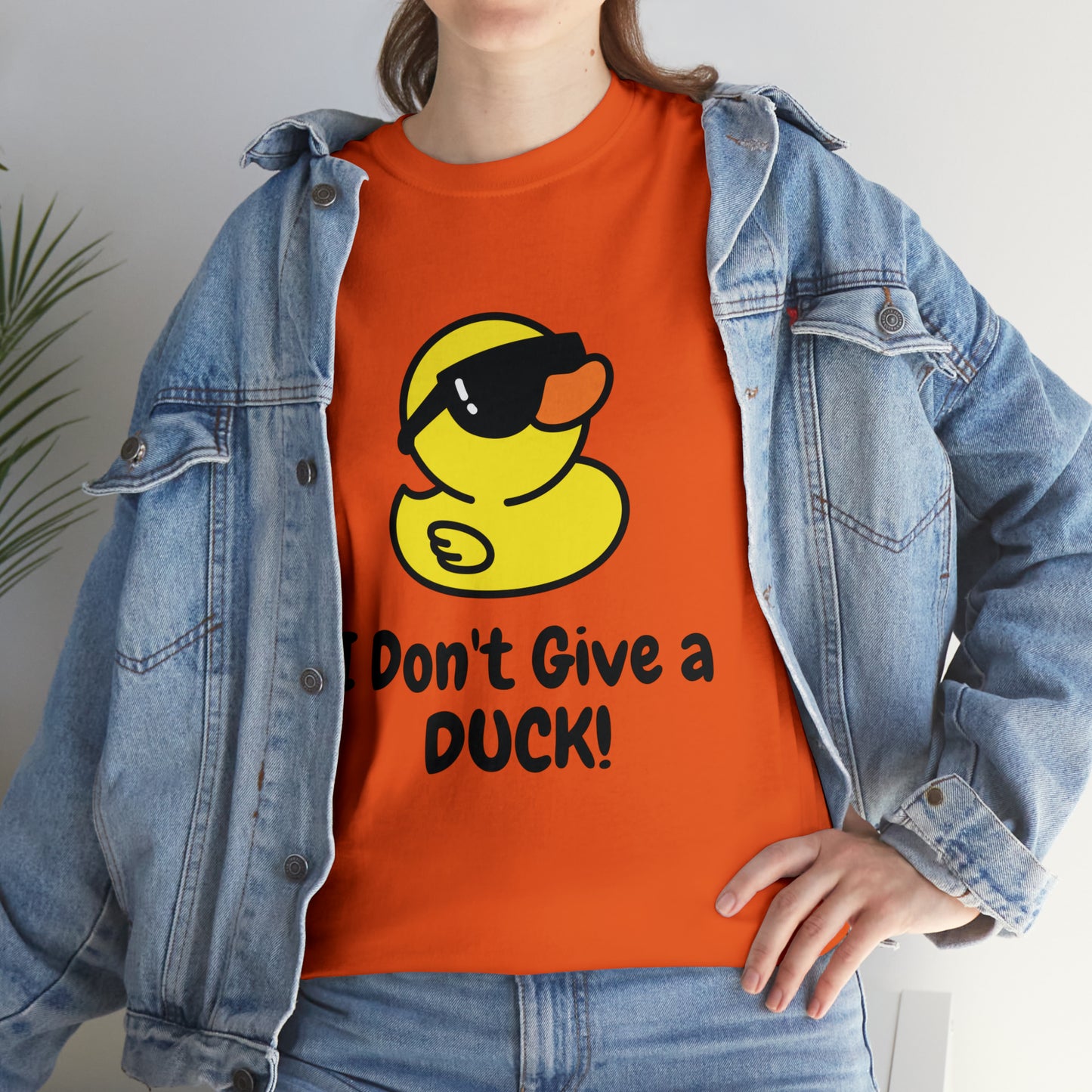 "I Don't Give a DUCK!" Unisex Heavy Cotton Tee