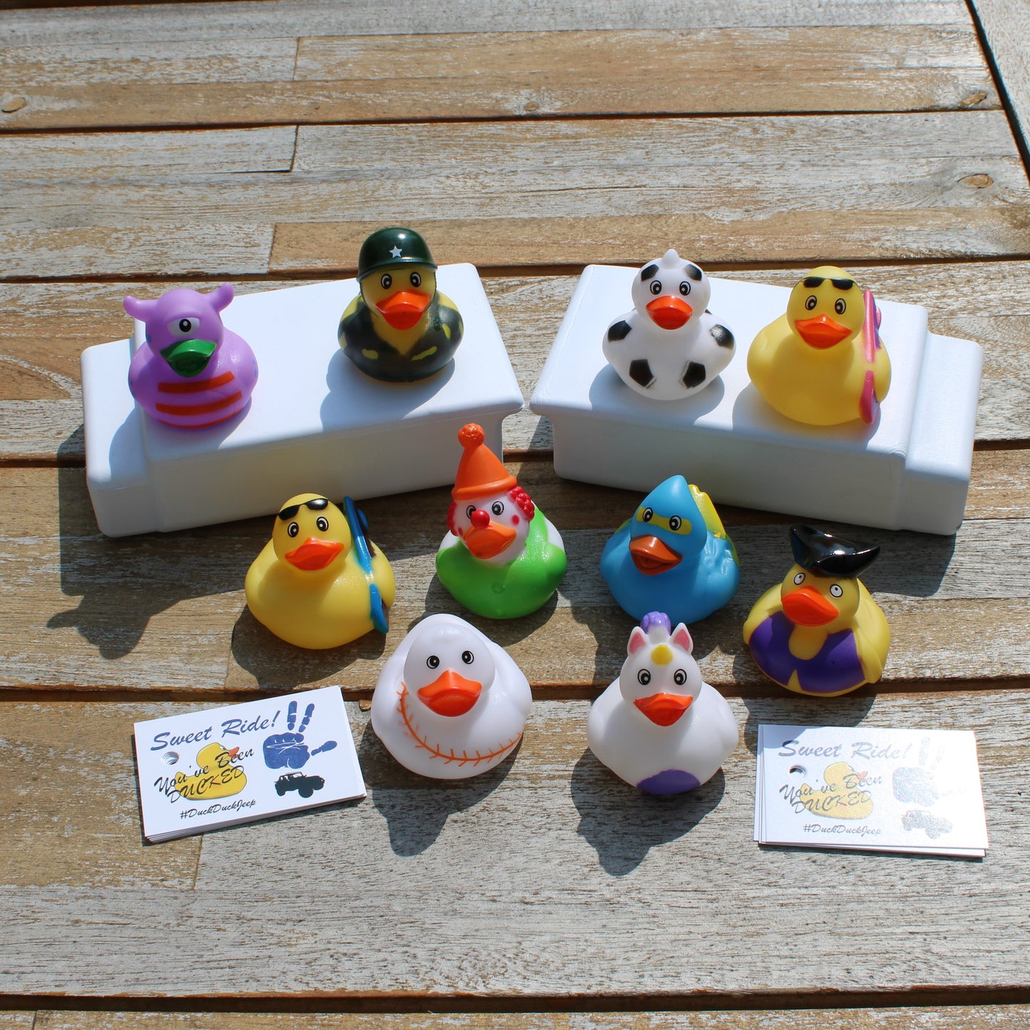 10 Ducks & Tags for #DuckDuckJeep