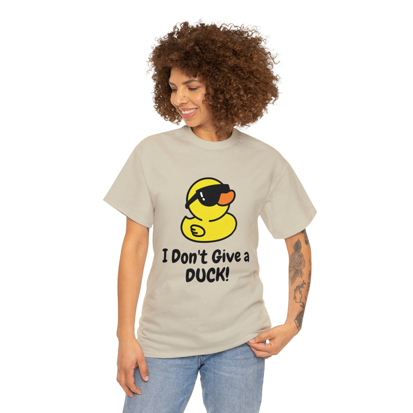 "I Don't Give a DUCK!" Unisex Heavy Cotton Tee