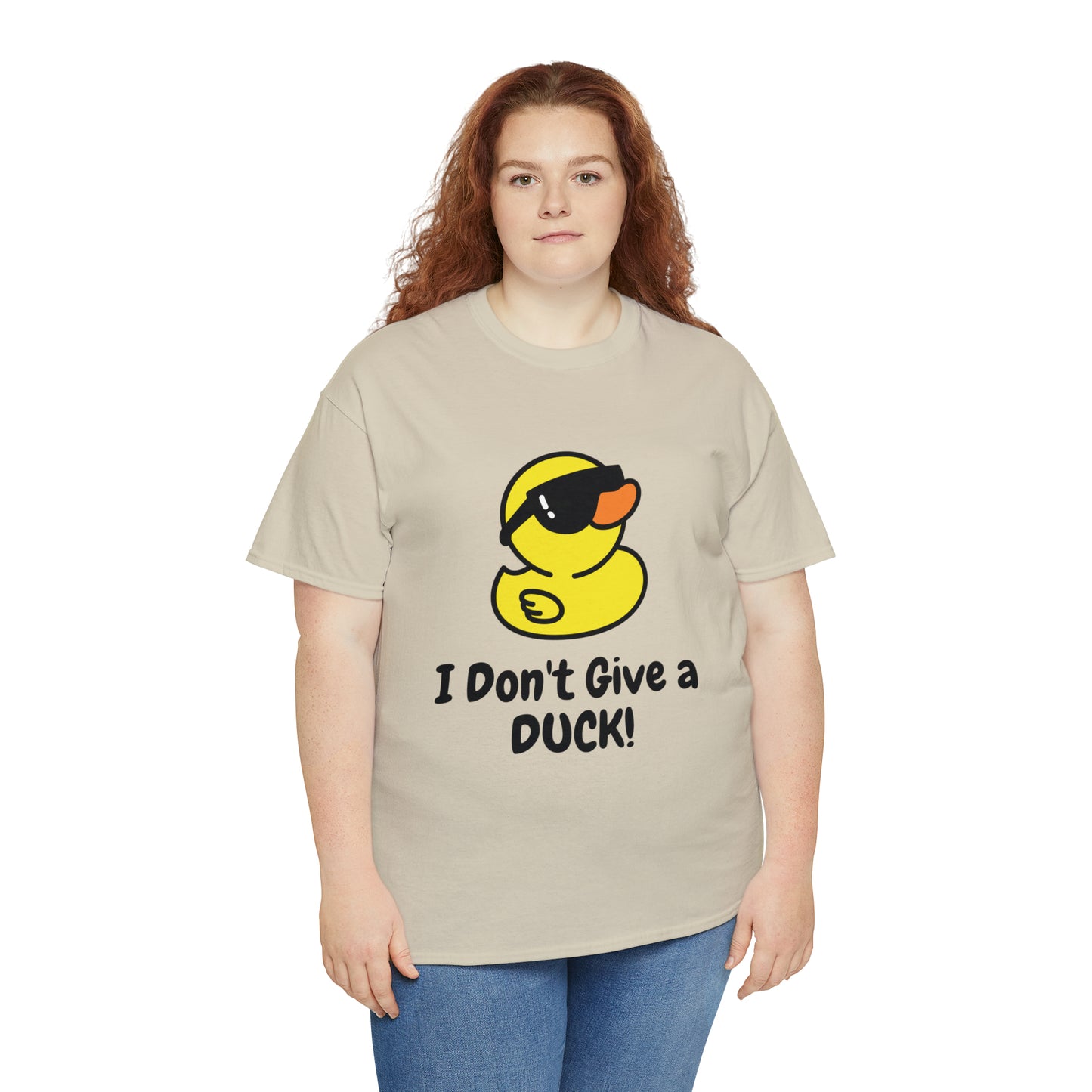 "I Don't Give a DUCK!" Unisex Heavy Cotton Tee