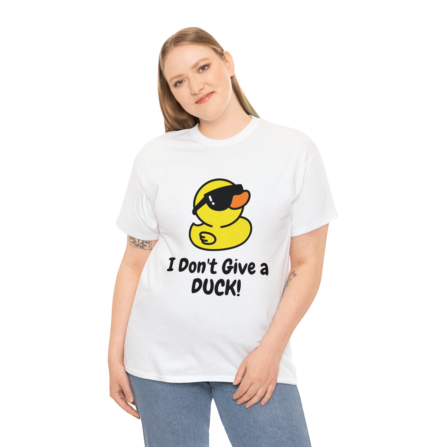 "I Don't Give a DUCK!" Unisex Heavy Cotton Tee