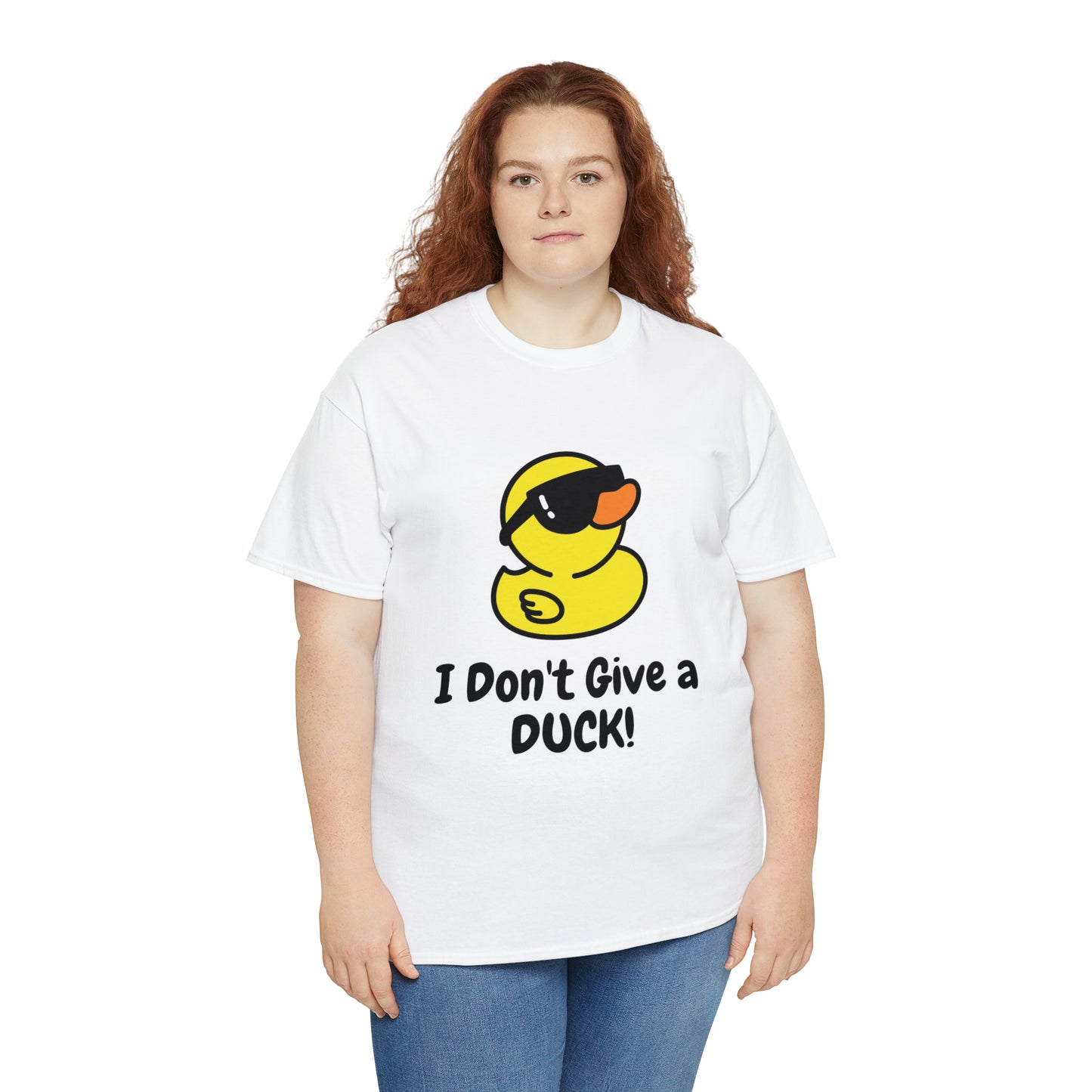 "I Don't Give a DUCK!" Unisex Heavy Cotton Tee