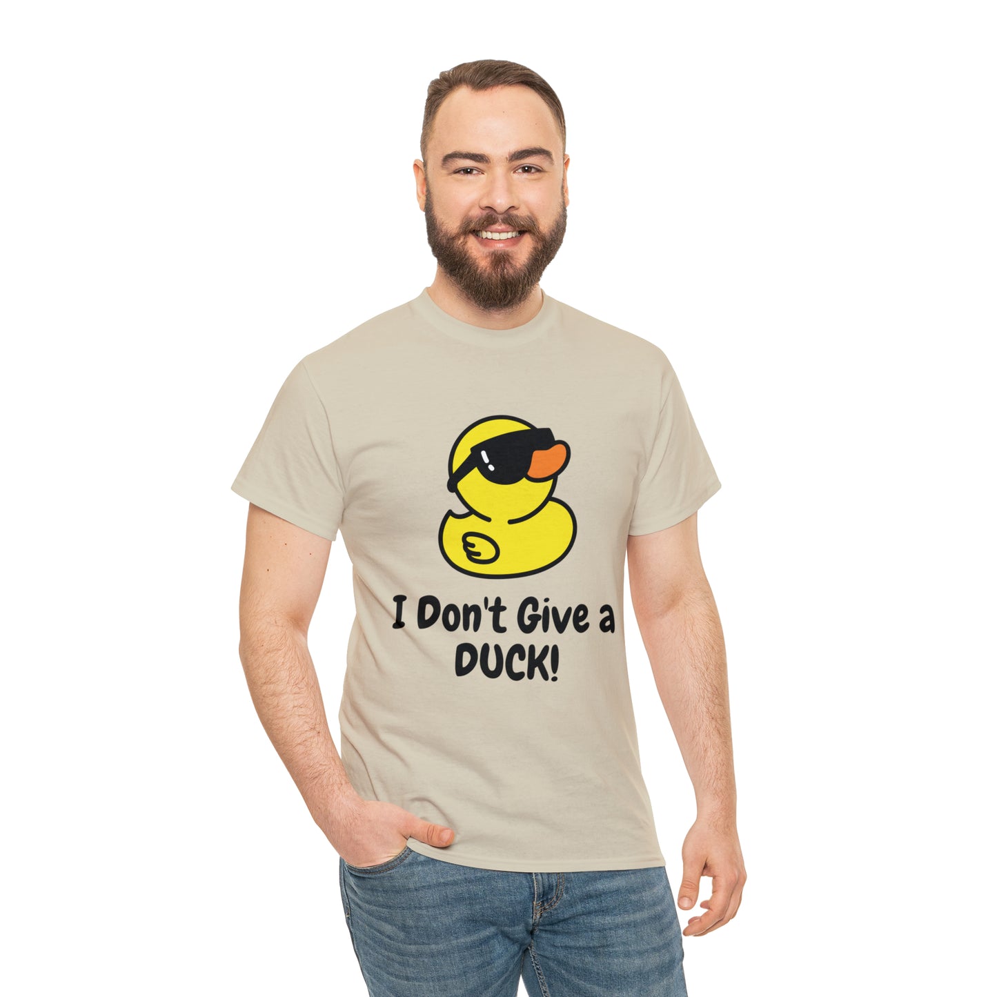 "I Don't Give a DUCK!" Unisex Heavy Cotton Tee