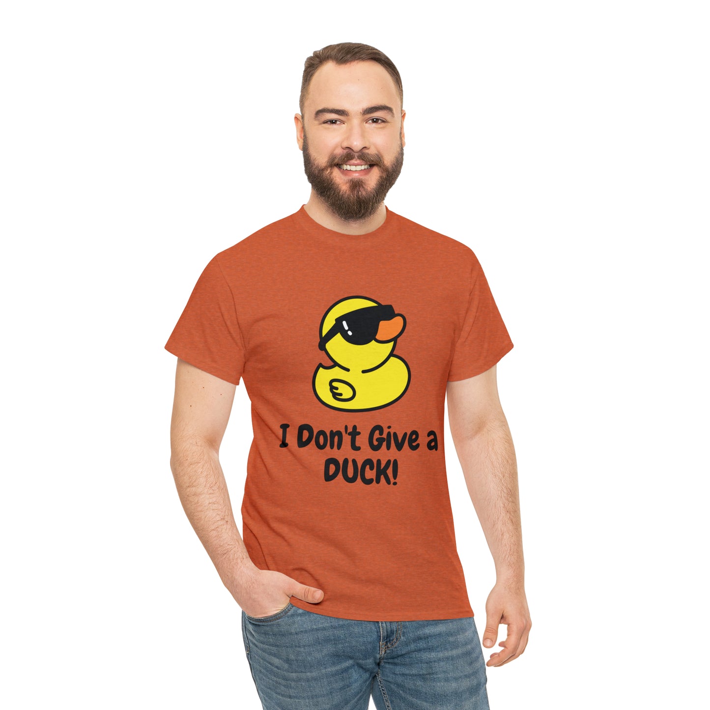 "I Don't Give a DUCK!" Unisex Heavy Cotton Tee