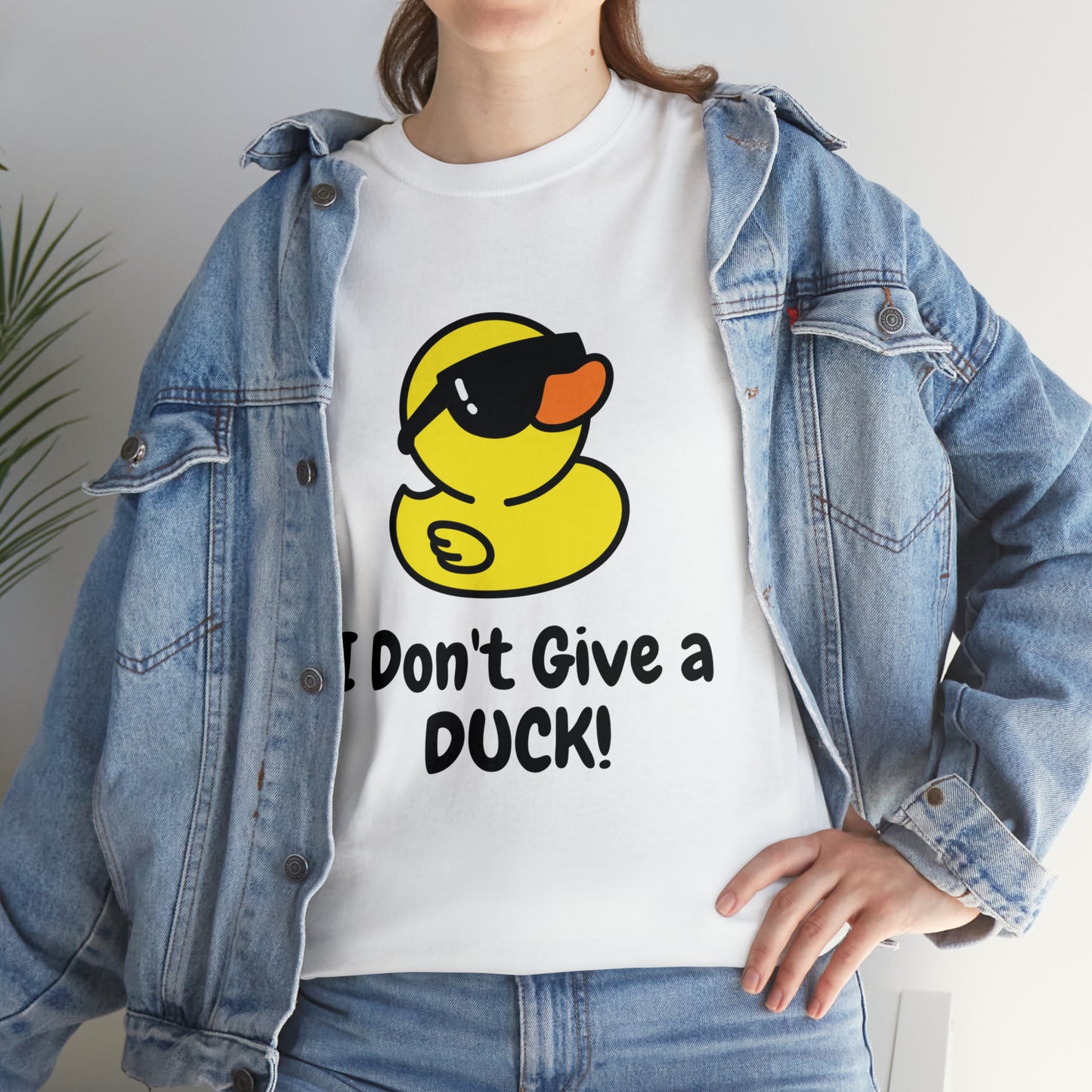 "I Don't Give a DUCK!" Unisex Heavy Cotton Tee