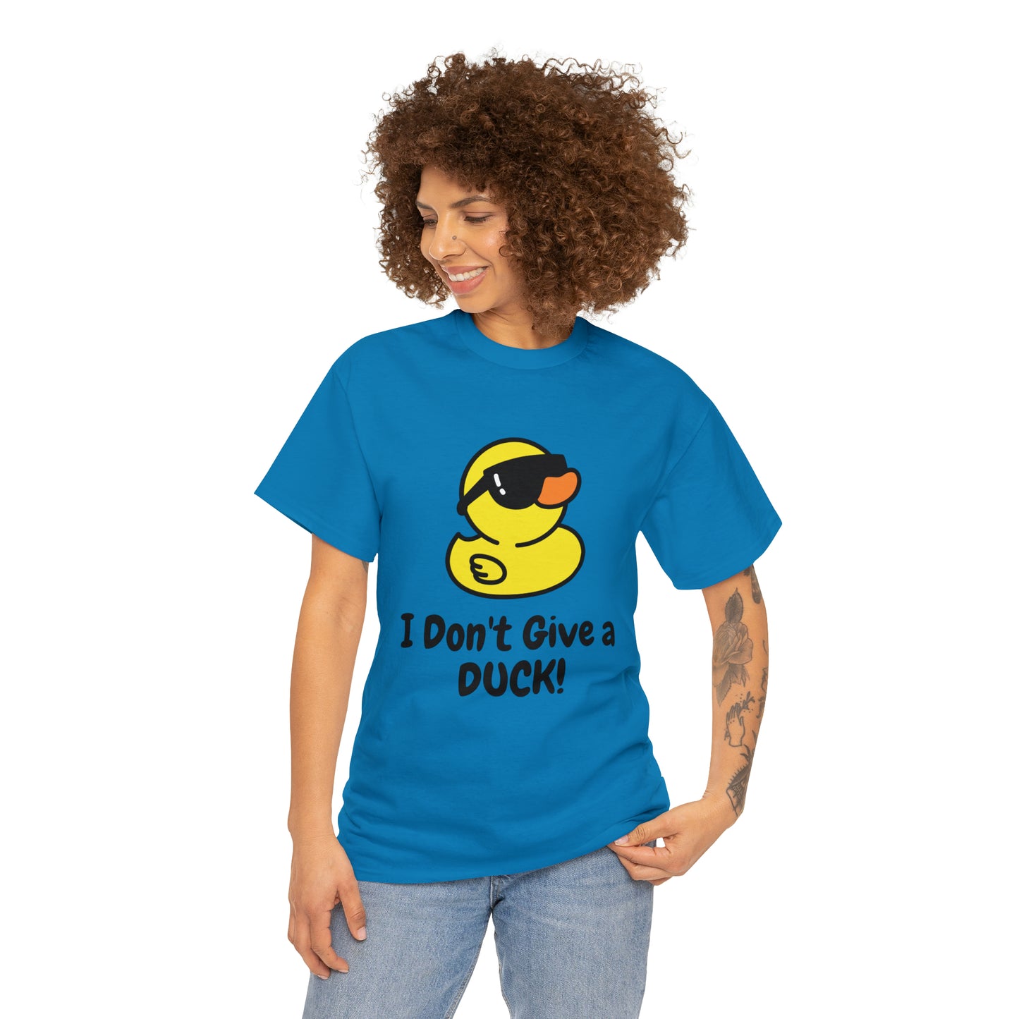 "I Don't Give a DUCK!" Unisex Heavy Cotton Tee