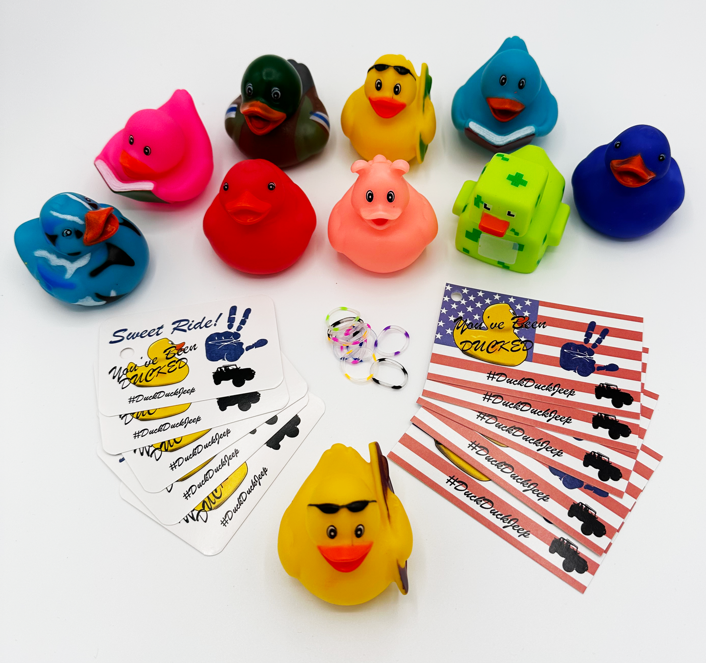 10 Ducks & Tags for #DuckDuckJeep