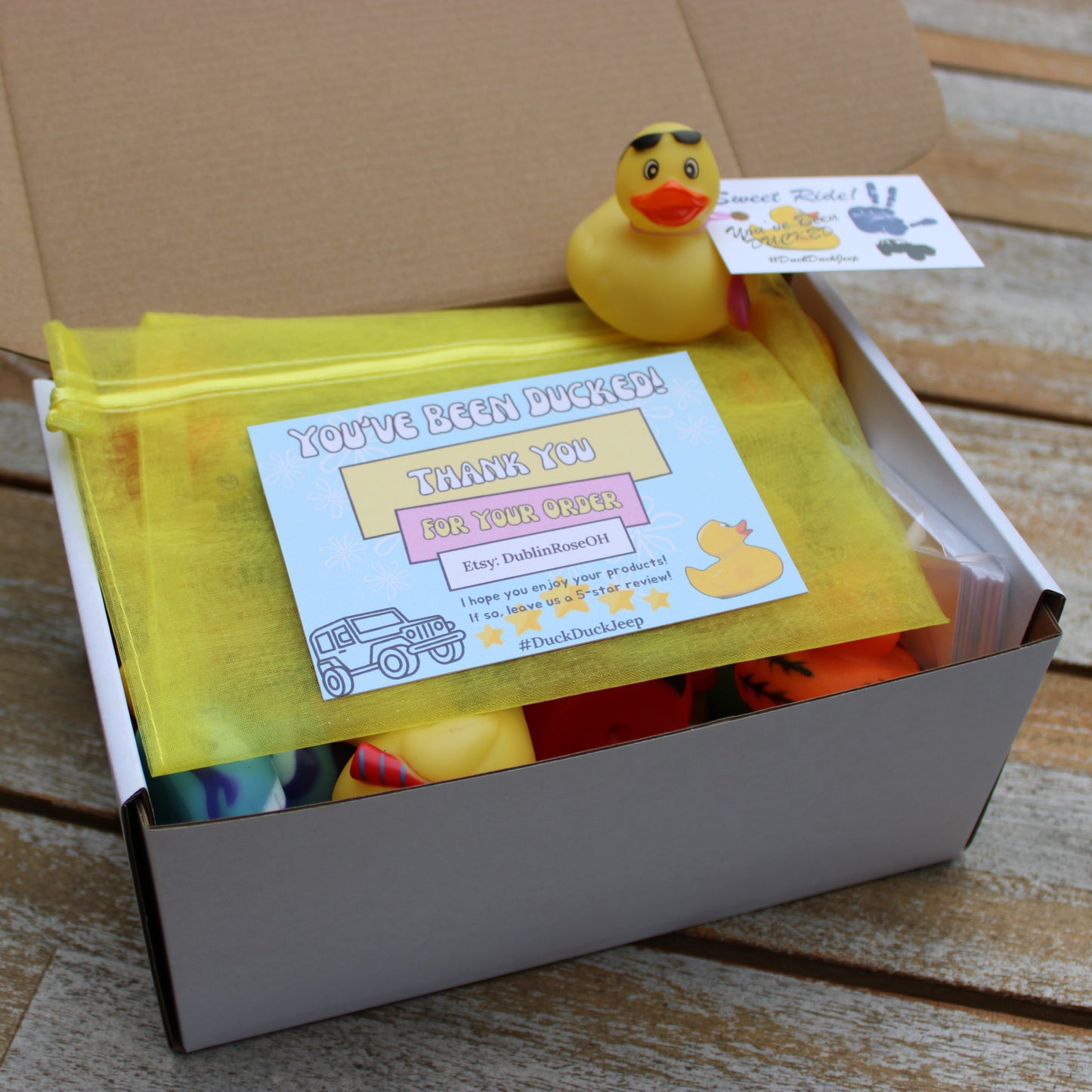 25 Ducks & Tags for #DuckDuckJeep