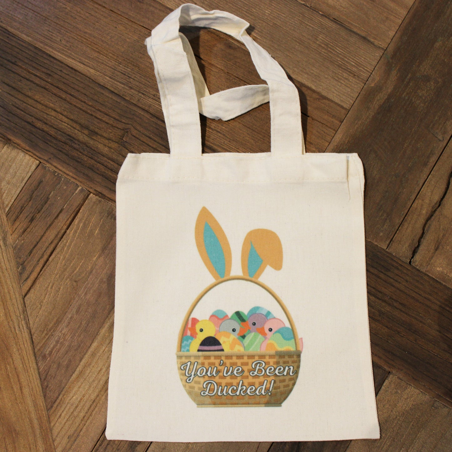 Mini Tote of 9 Easter Ducks