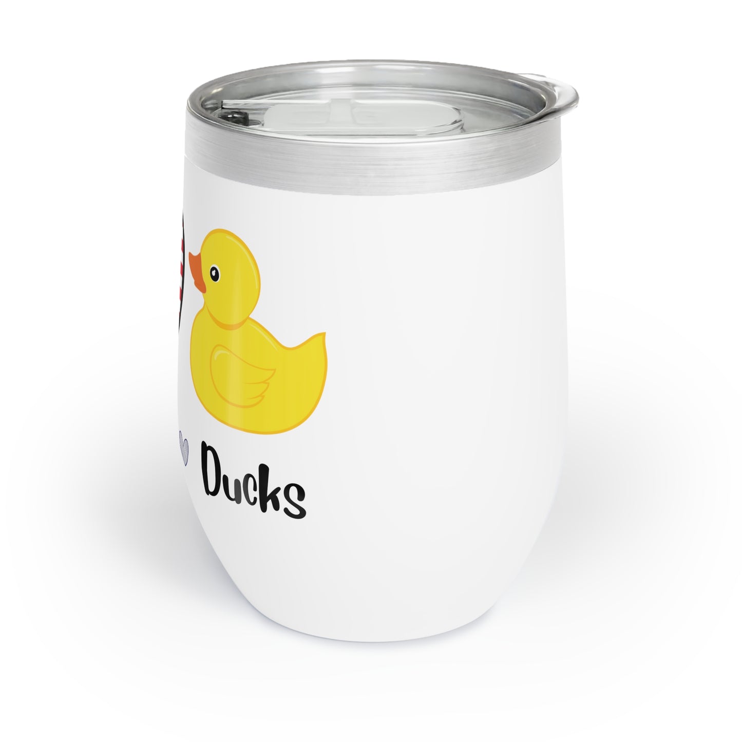 Peace, Love, Ducks Chill Wine Tumbler