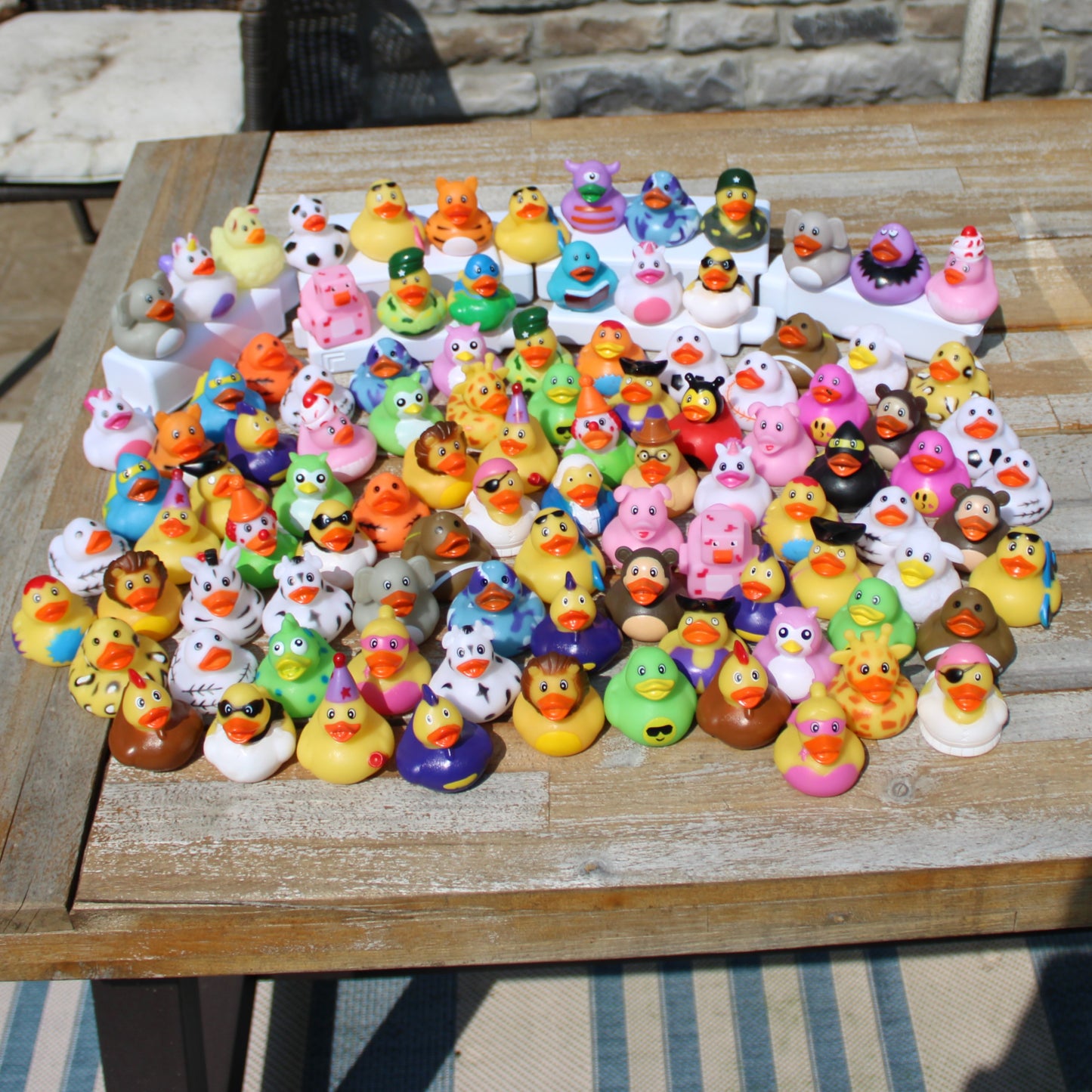 100 Assorted Ducks (2" Size)