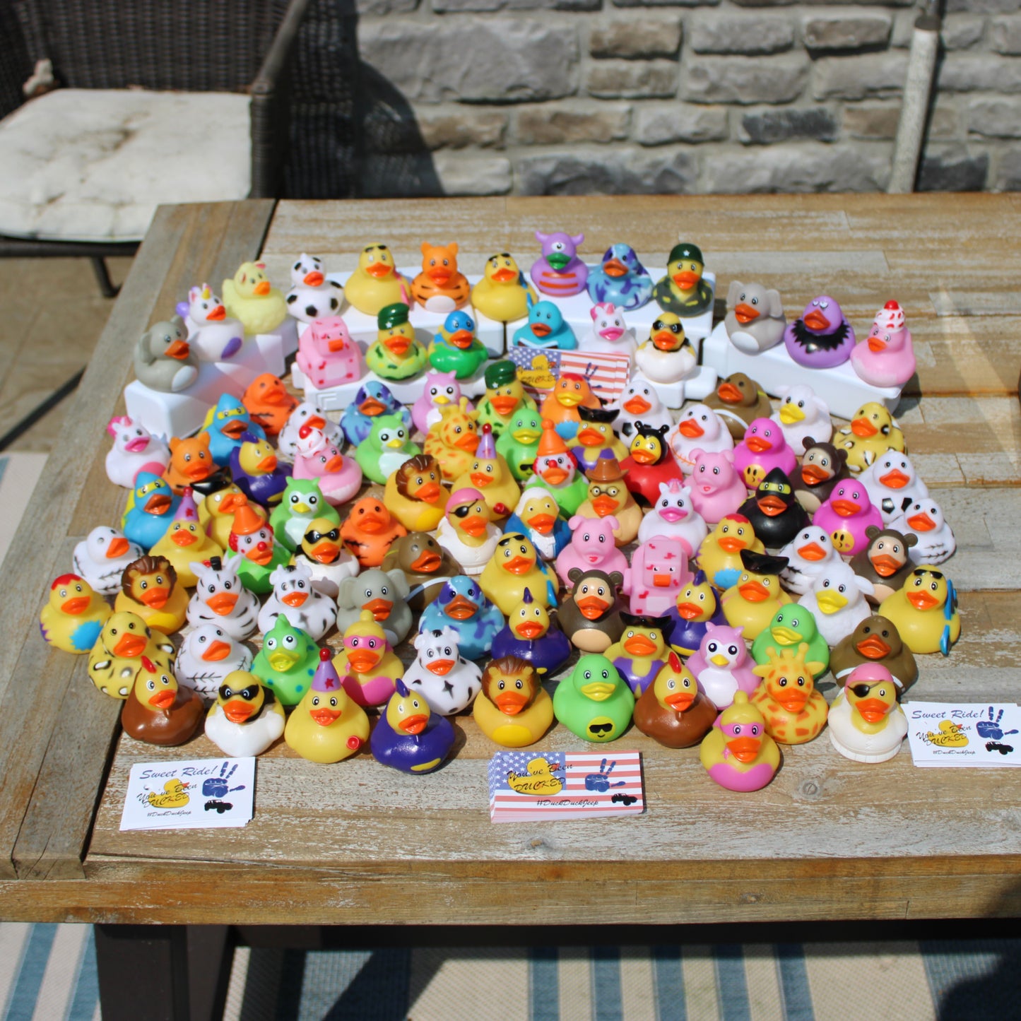 100 Ducks & Tags for #DuckDuckJeep