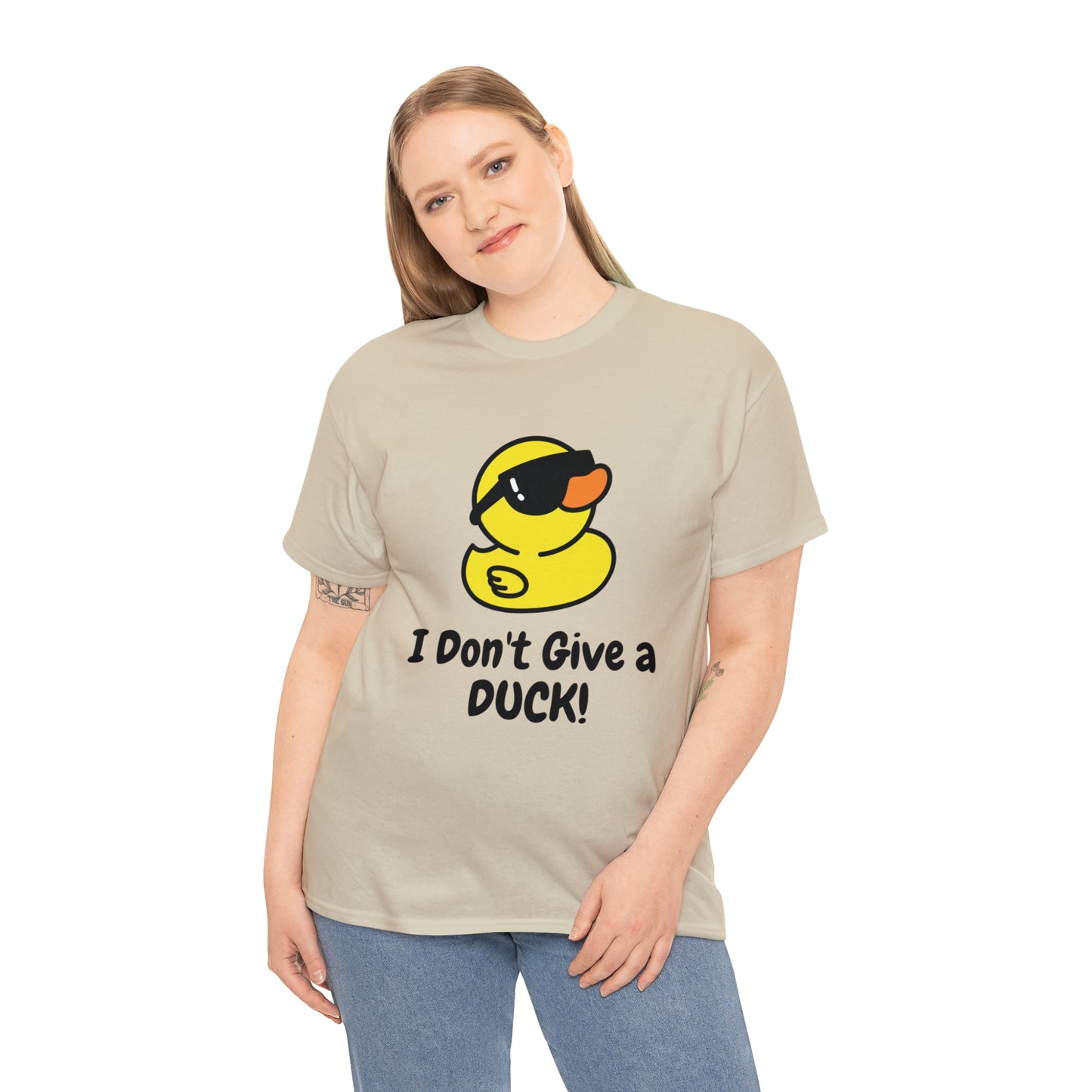 "I Don't Give a DUCK!" Unisex Heavy Cotton Tee