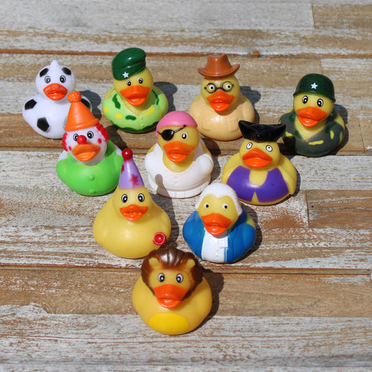 10 Assorted Ducks (2" Size)