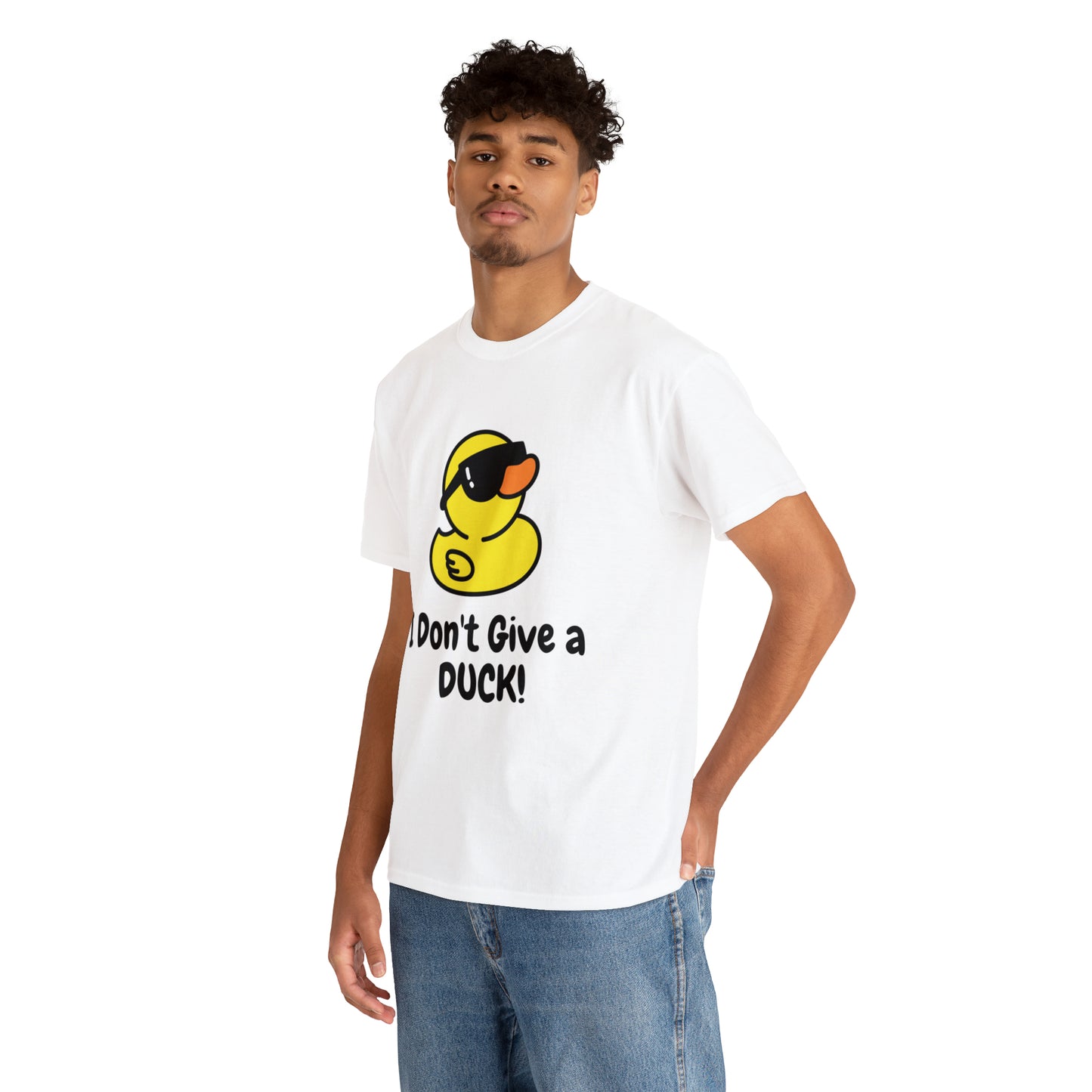 "I Don't Give a DUCK!" Unisex Heavy Cotton Tee