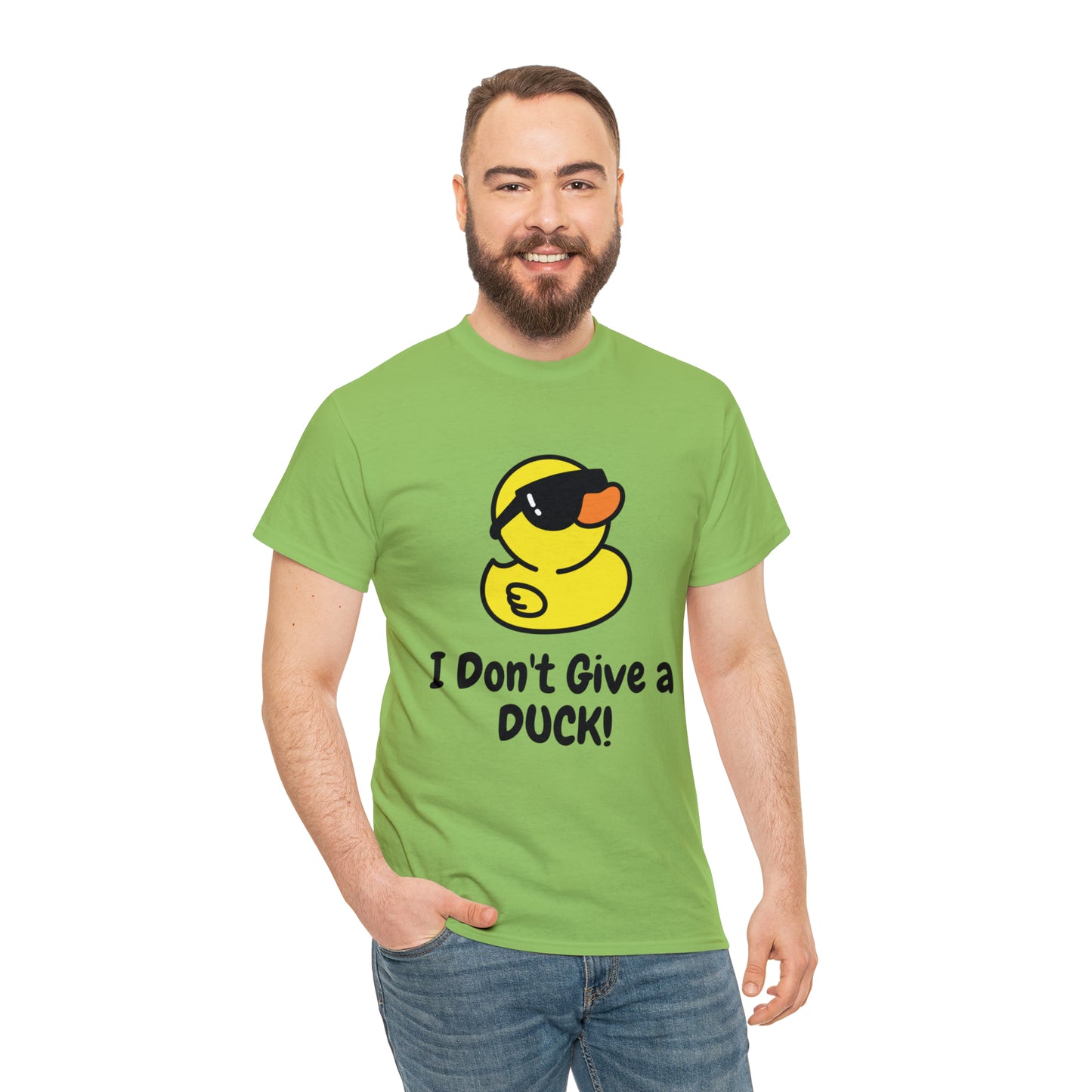 "I Don't Give a DUCK!" Unisex Heavy Cotton Tee