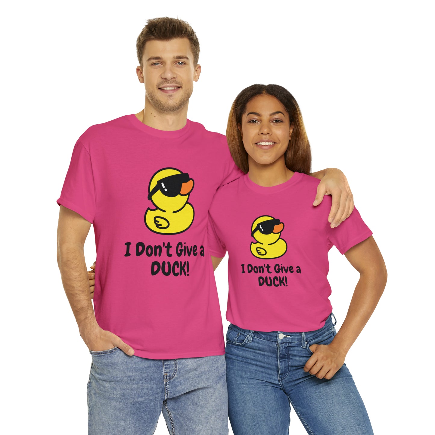 "I Don't Give a DUCK!" Unisex Heavy Cotton Tee