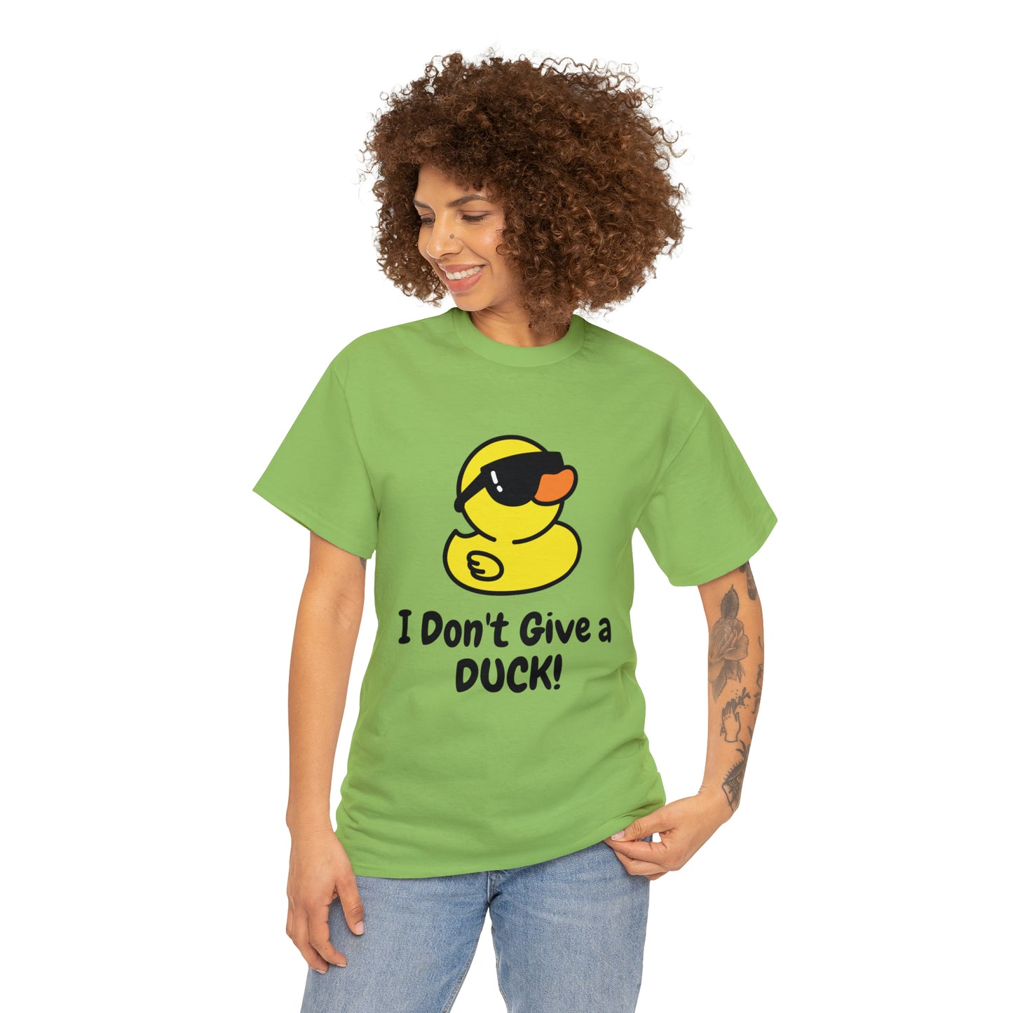 "I Don't Give a DUCK!" Unisex Heavy Cotton Tee