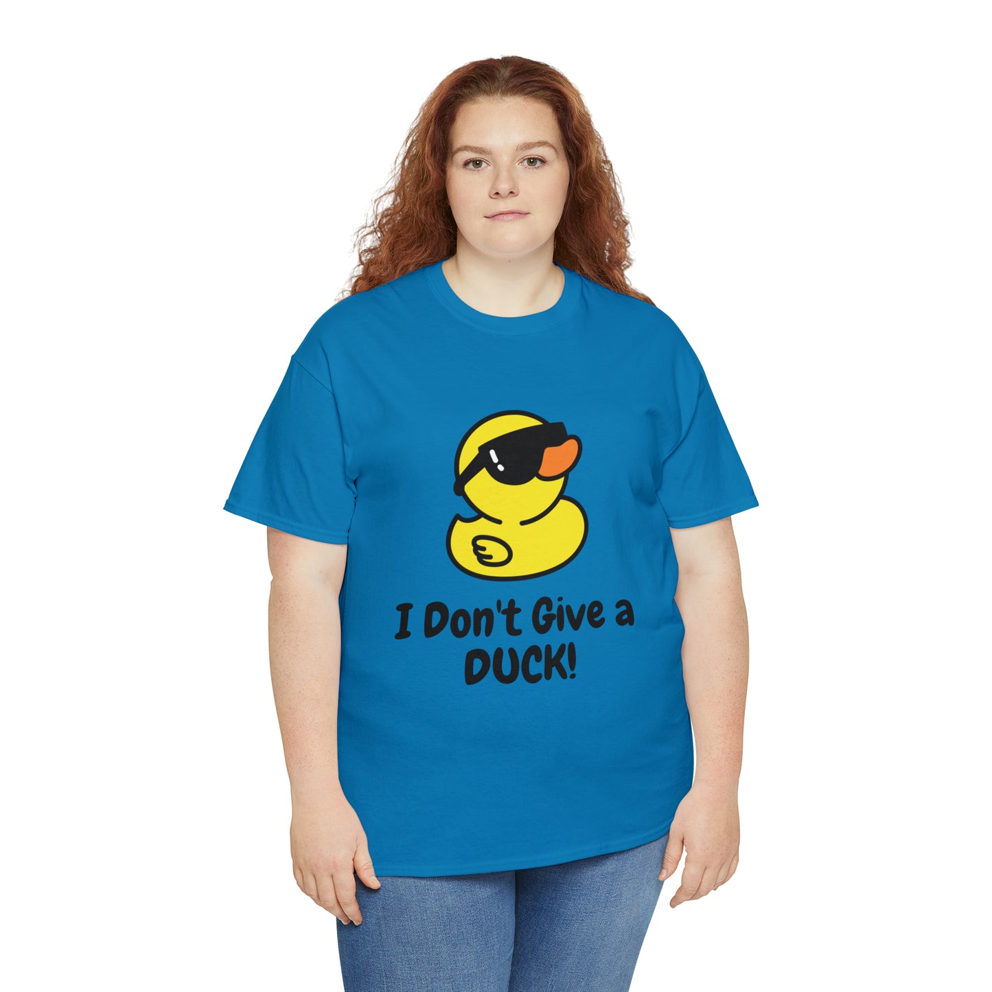 "I Don't Give a DUCK!" Unisex Heavy Cotton Tee