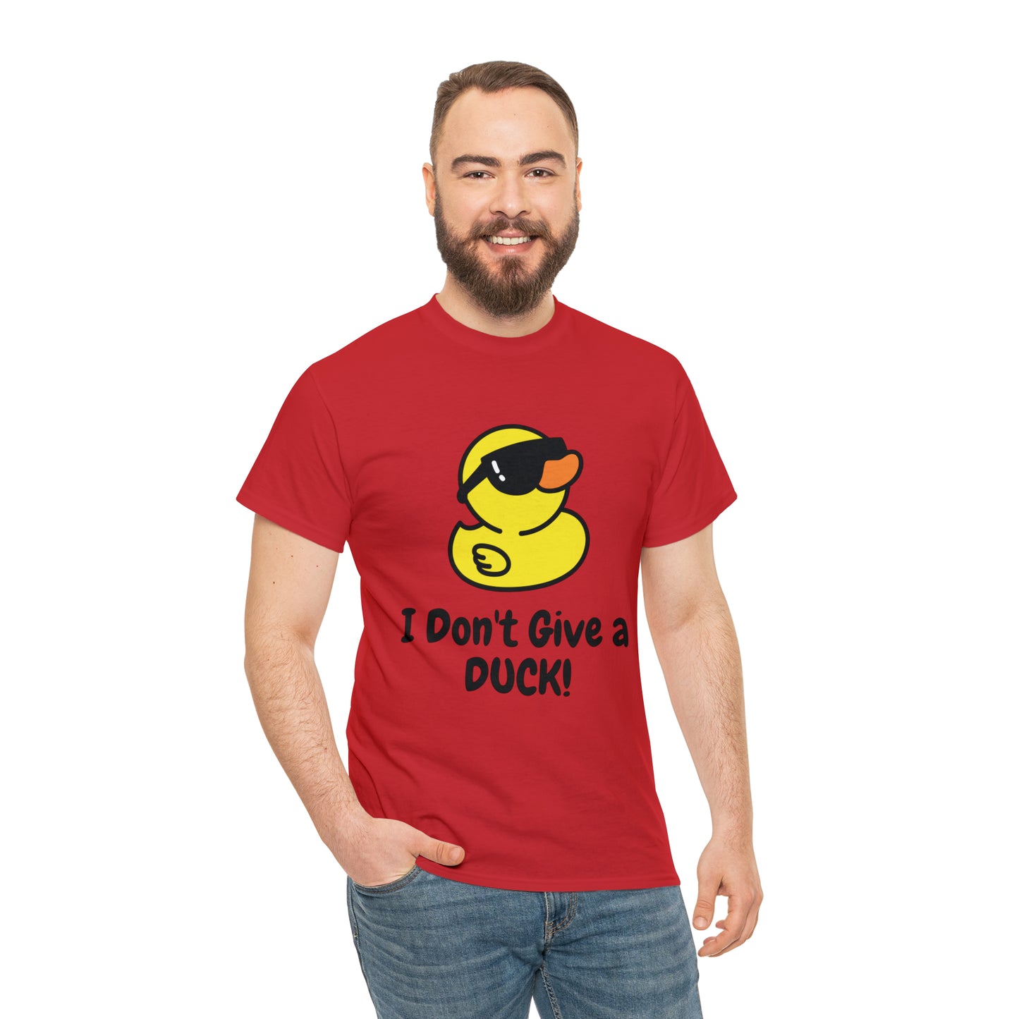 "I Don't Give a DUCK!" Unisex Heavy Cotton Tee