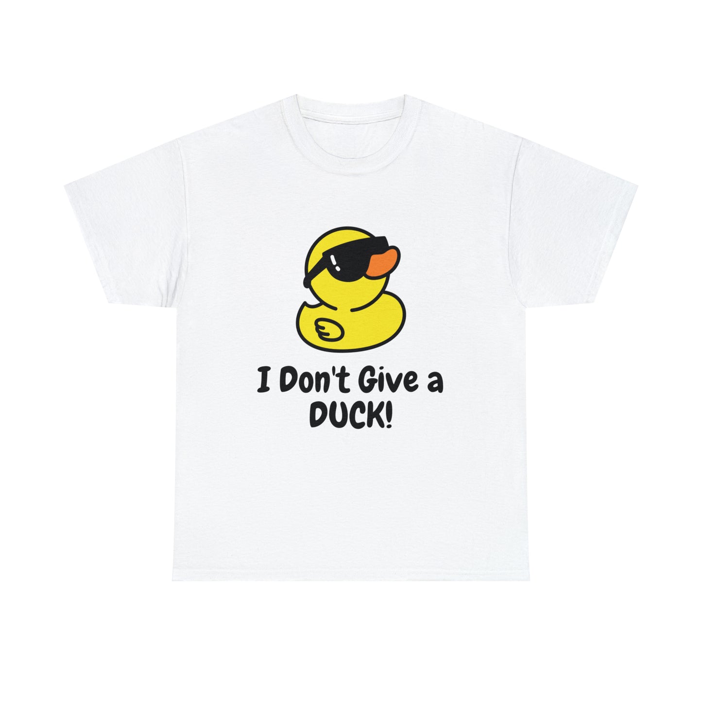 "I Don't Give a DUCK!" Unisex Heavy Cotton Tee