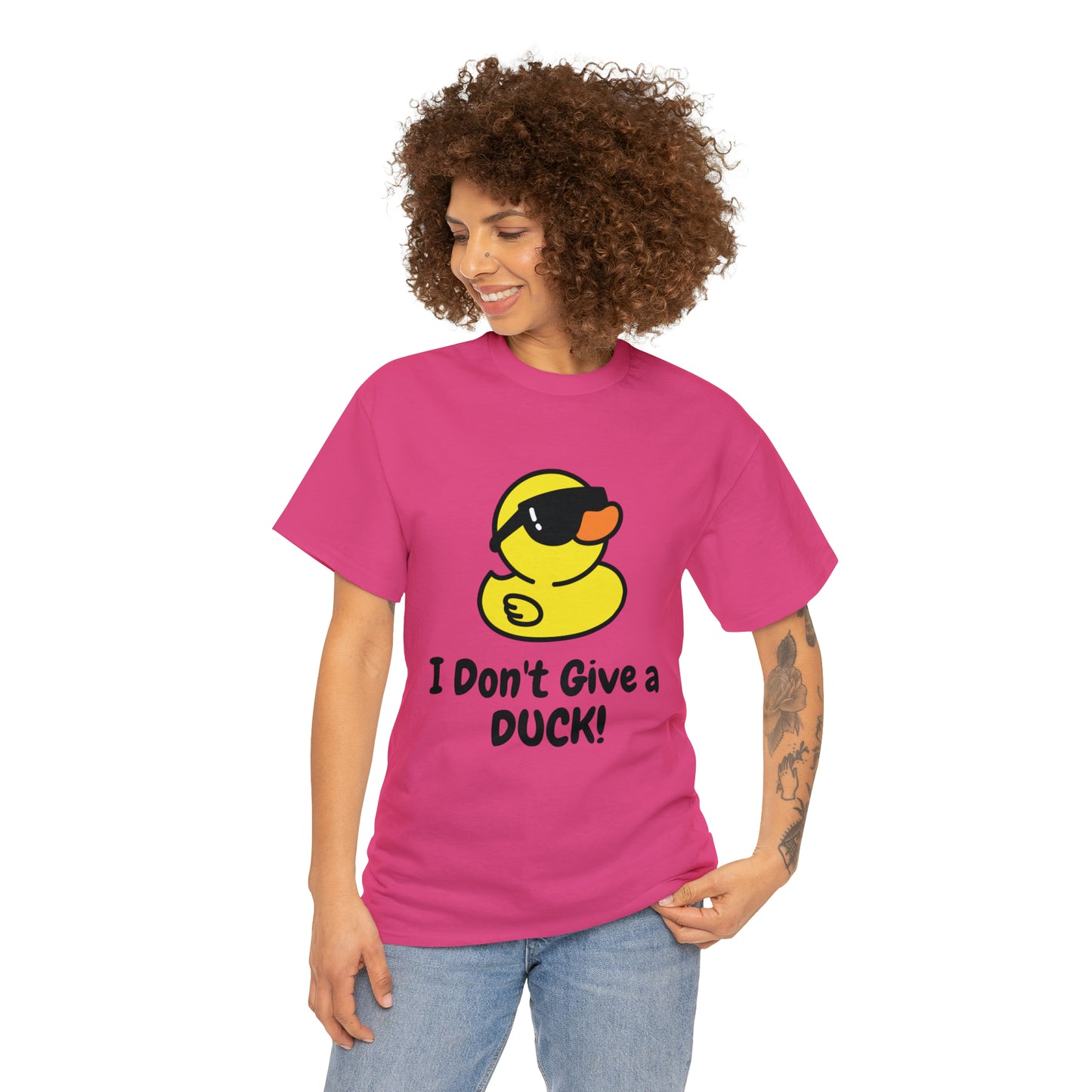 "I Don't Give a DUCK!" Unisex Heavy Cotton Tee