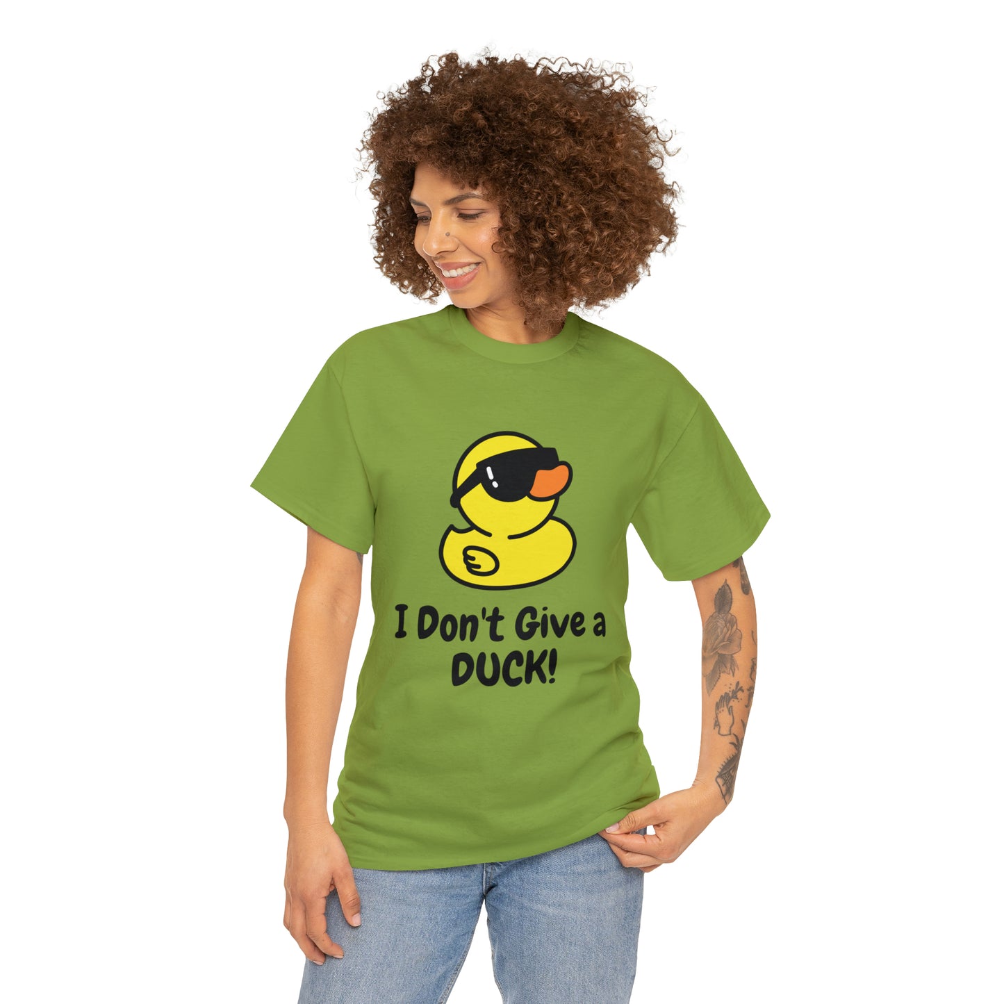 "I Don't Give a DUCK!" Unisex Heavy Cotton Tee