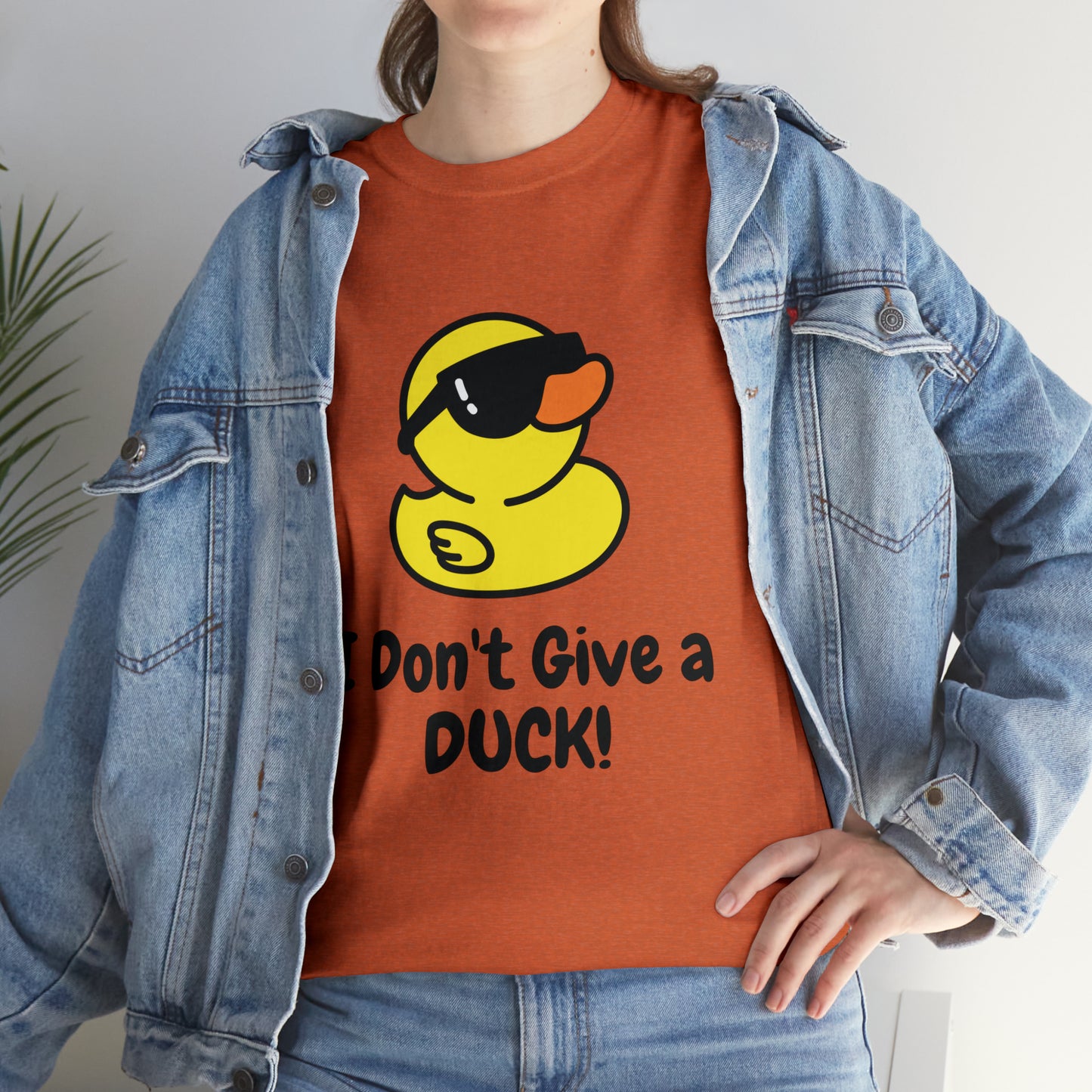 "I Don't Give a DUCK!" Unisex Heavy Cotton Tee