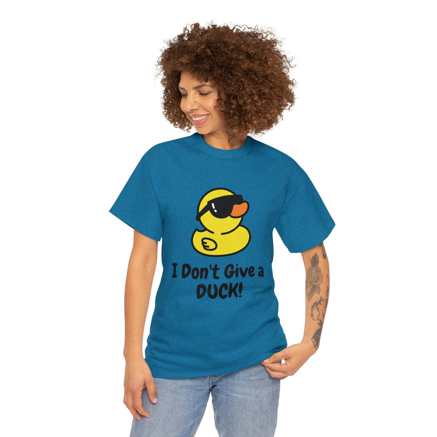 "I Don't Give a DUCK!" Unisex Heavy Cotton Tee