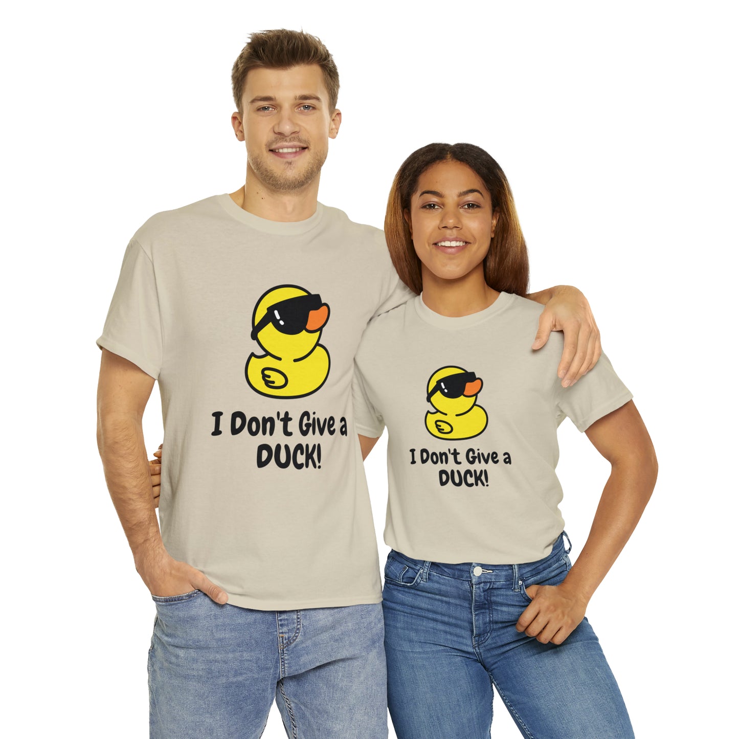 "I Don't Give a DUCK!" Unisex Heavy Cotton Tee