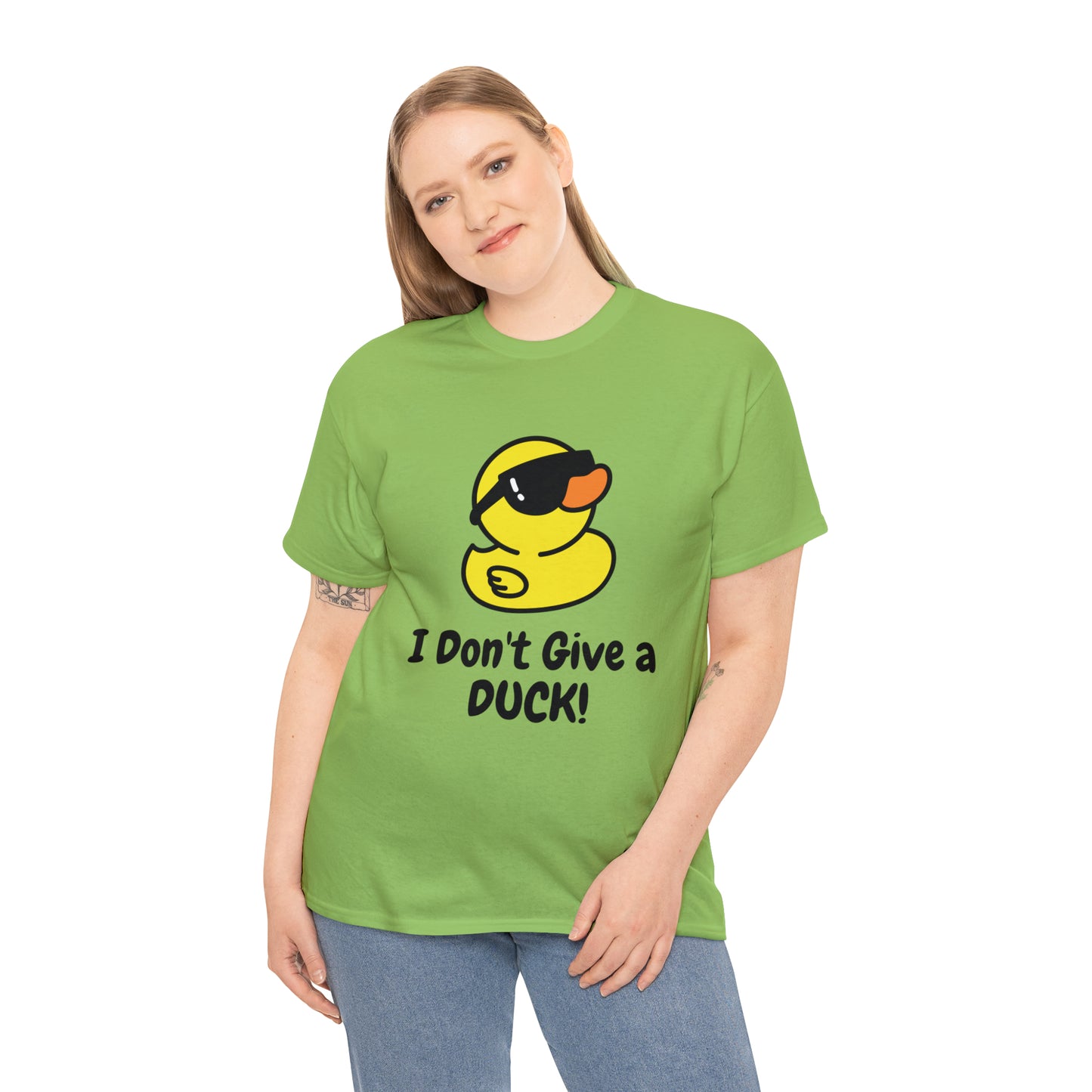 "I Don't Give a DUCK!" Unisex Heavy Cotton Tee