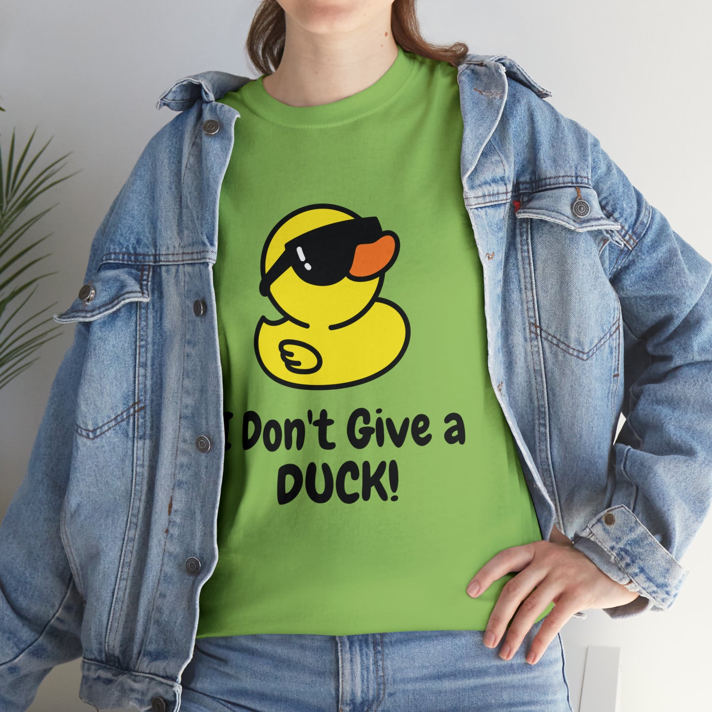 "I Don't Give a DUCK!" Unisex Heavy Cotton Tee