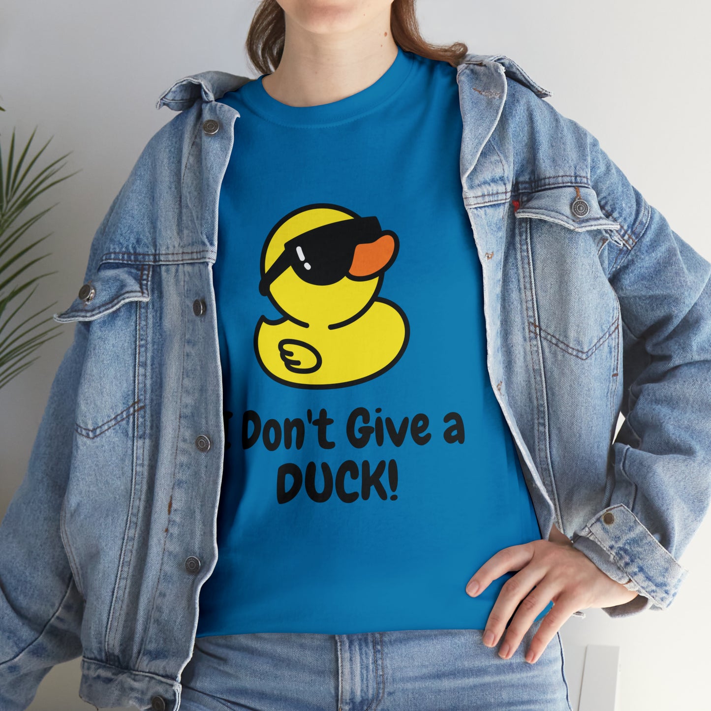 "I Don't Give a DUCK!" Unisex Heavy Cotton Tee