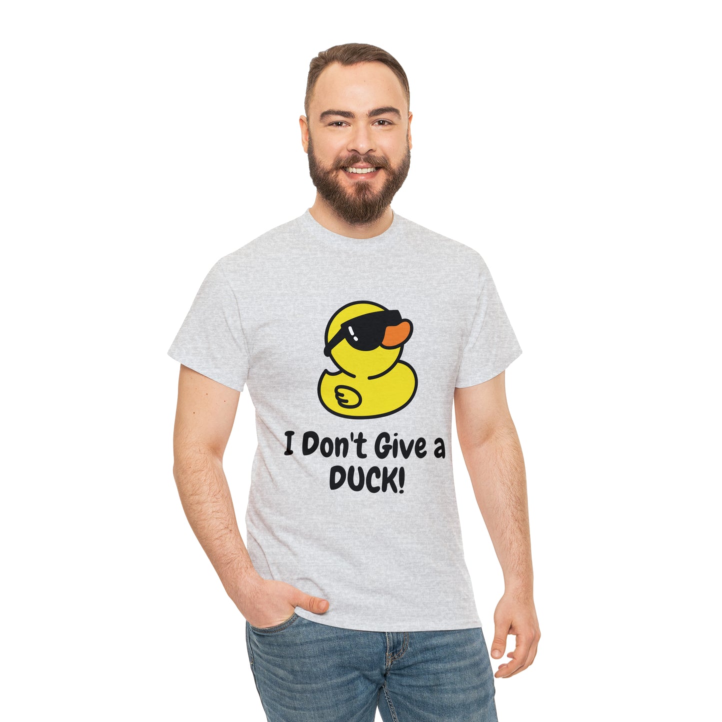 "I Don't Give a DUCK!" Unisex Heavy Cotton Tee