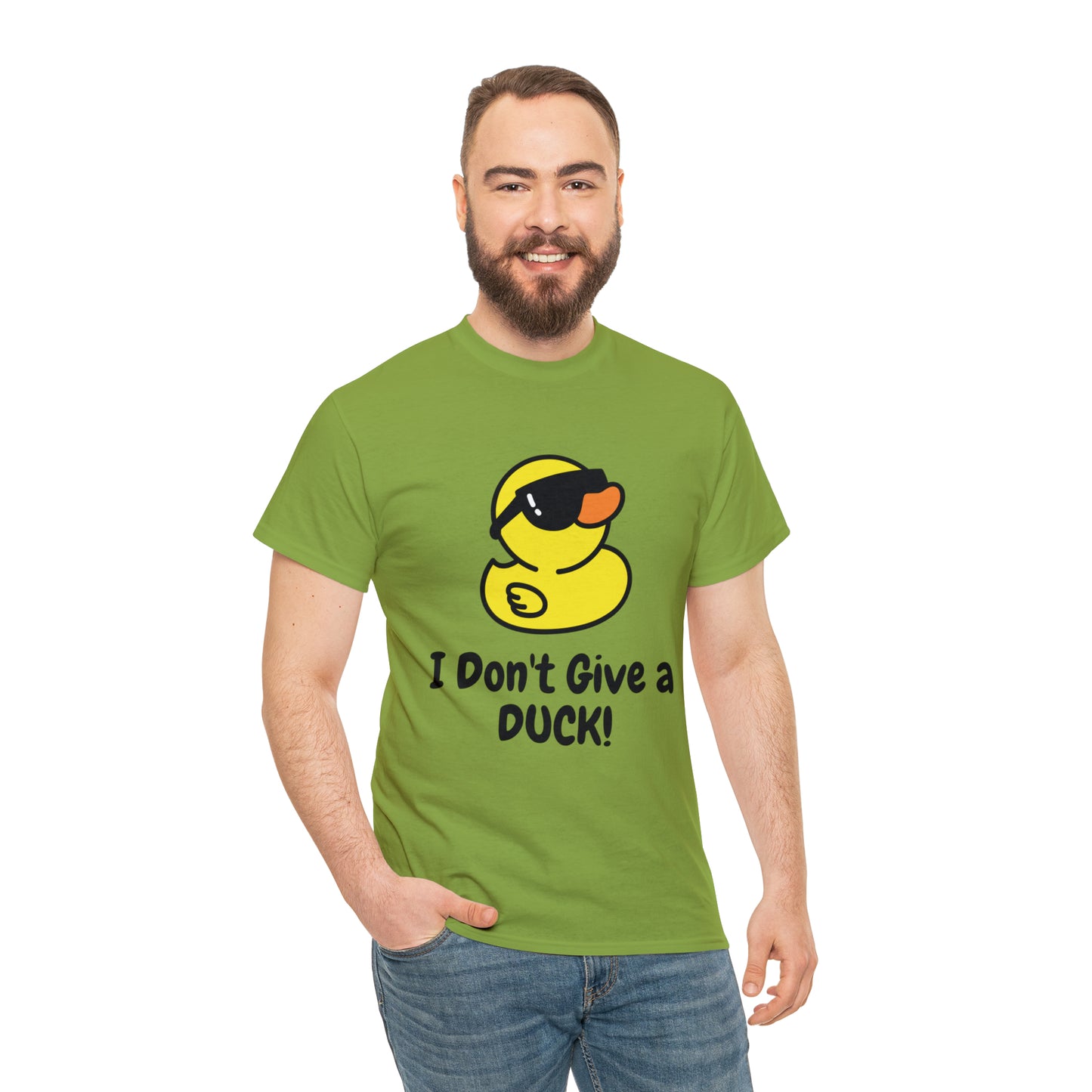 "I Don't Give a DUCK!" Unisex Heavy Cotton Tee