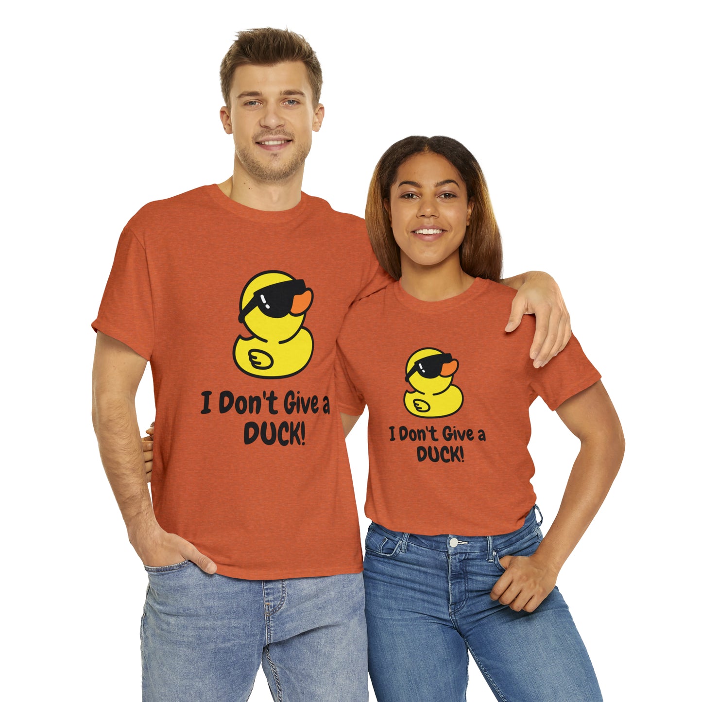 "I Don't Give a DUCK!" Unisex Heavy Cotton Tee