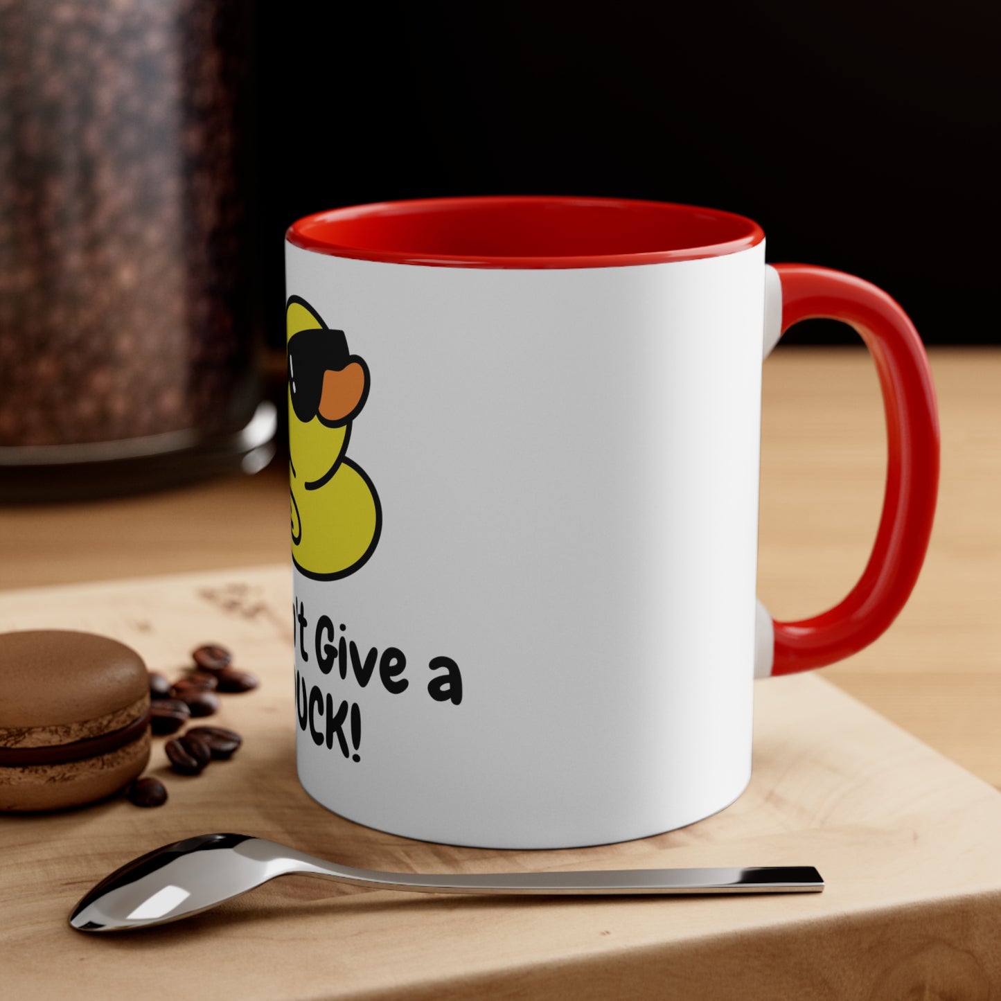 I Don't Give a Duck Two-Tone Mug