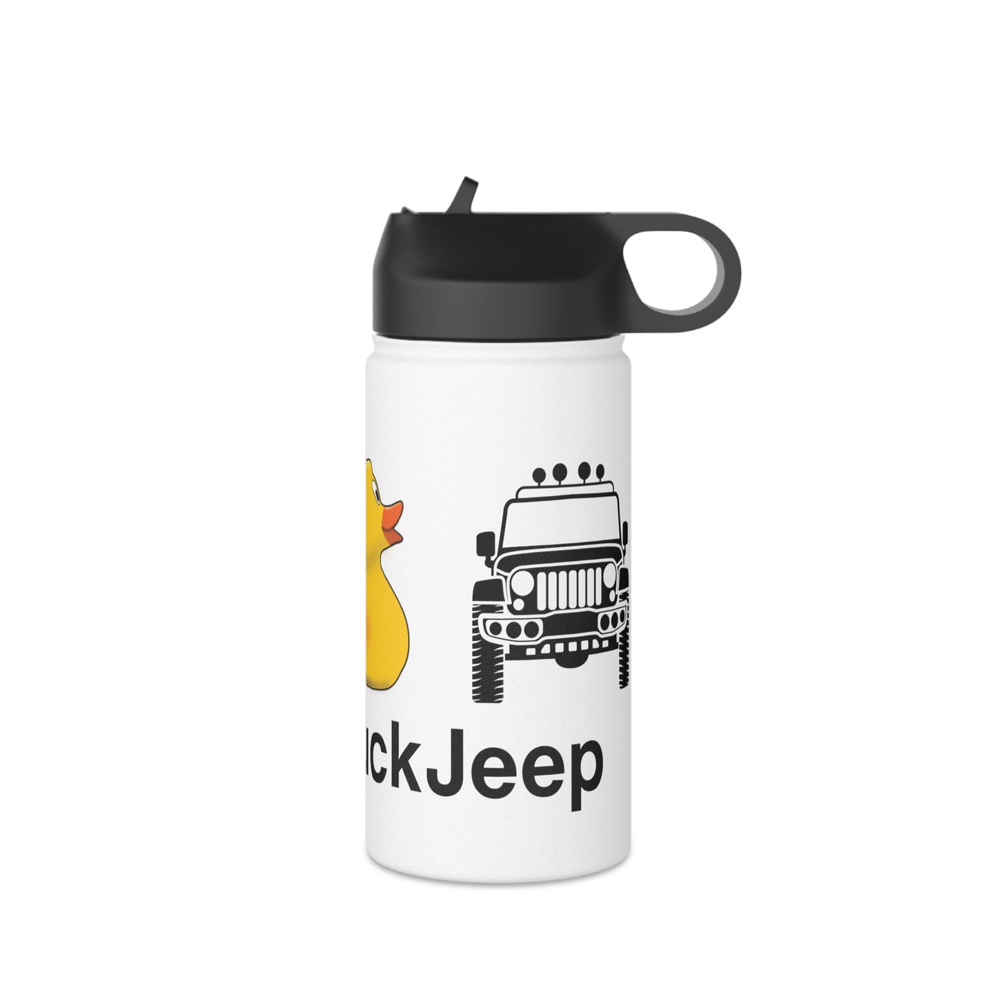 Stainless Steel Water Bottle #DuckDuckJeep