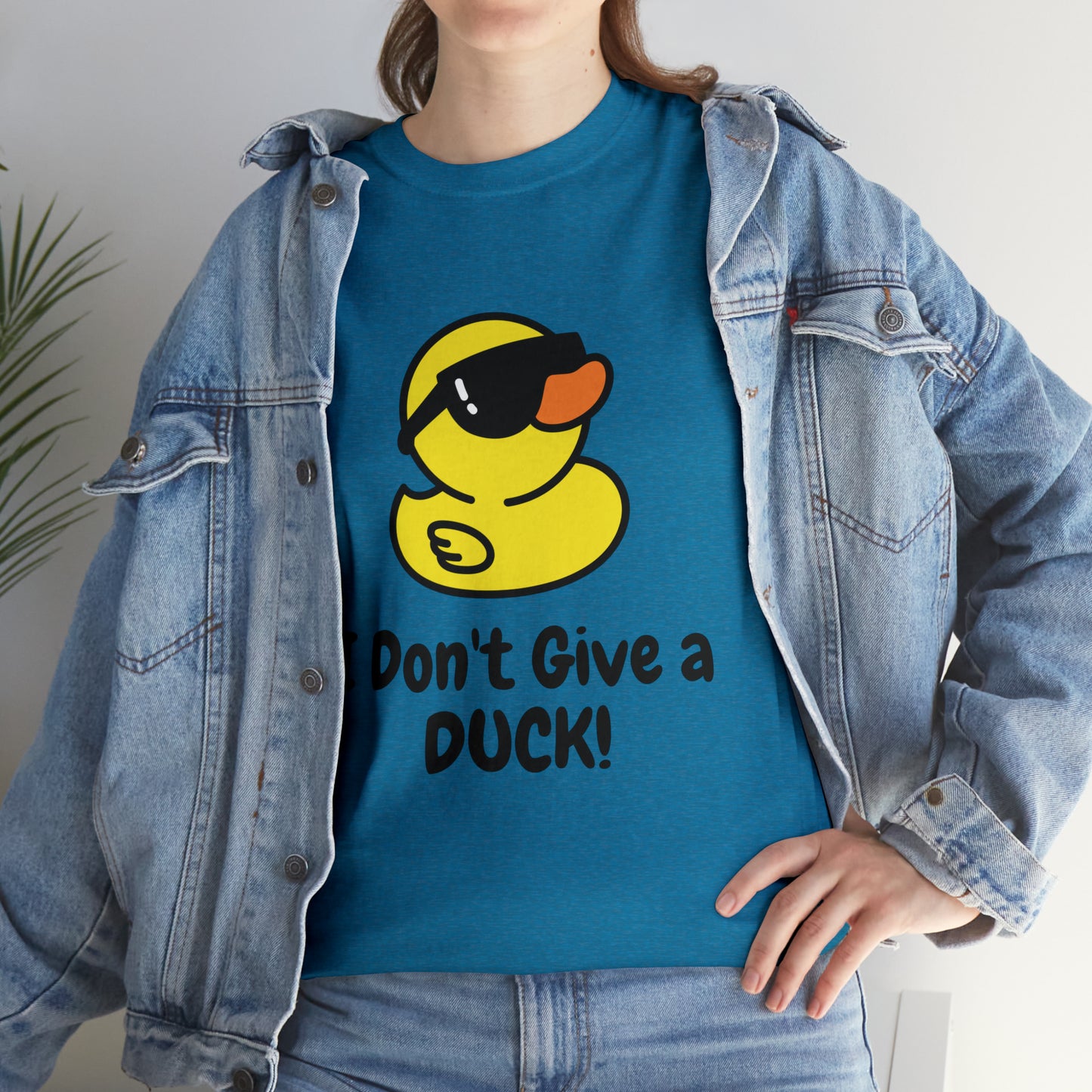 "I Don't Give a DUCK!" Unisex Heavy Cotton Tee