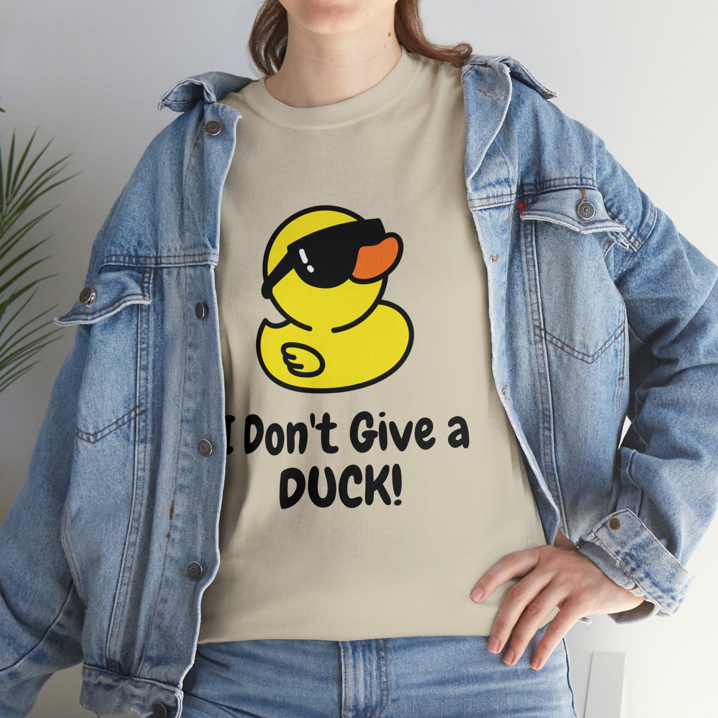 "I Don't Give a DUCK!" Unisex Heavy Cotton Tee