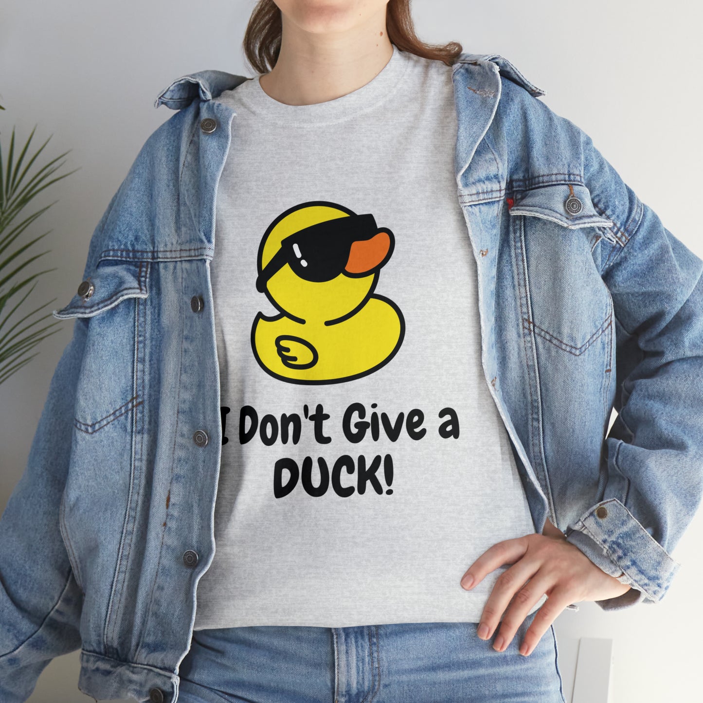 "I Don't Give a DUCK!" Unisex Heavy Cotton Tee