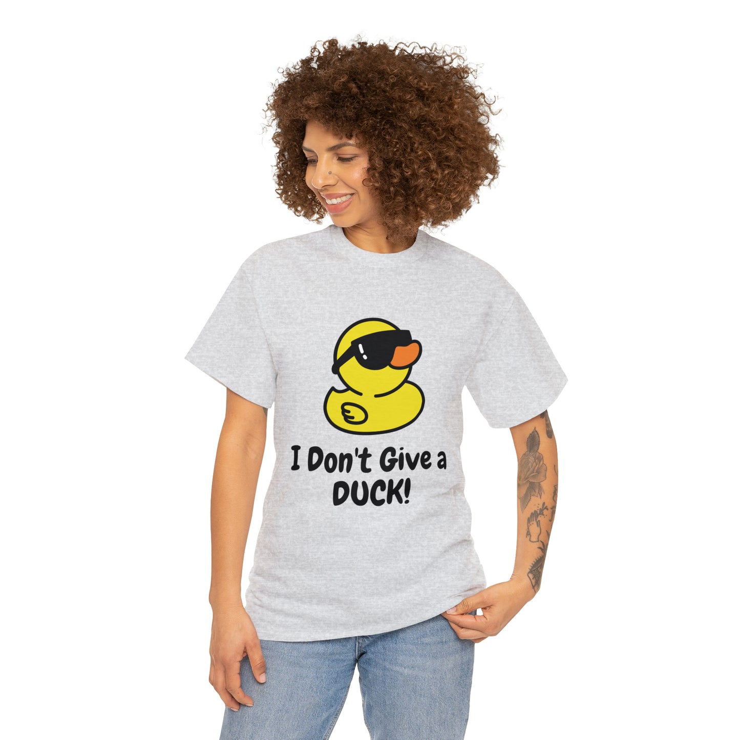 "I Don't Give a DUCK!" Unisex Heavy Cotton Tee