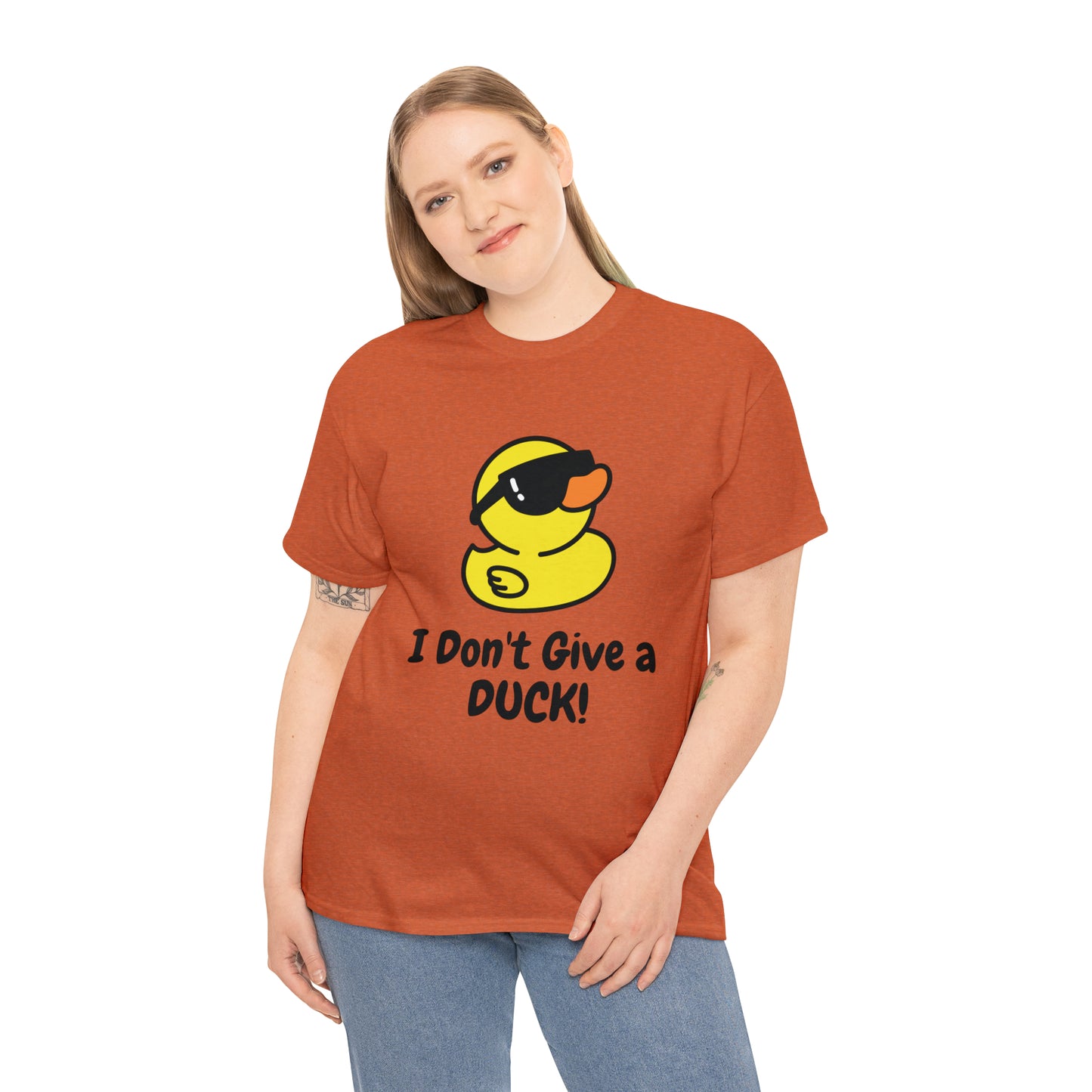 "I Don't Give a DUCK!" Unisex Heavy Cotton Tee