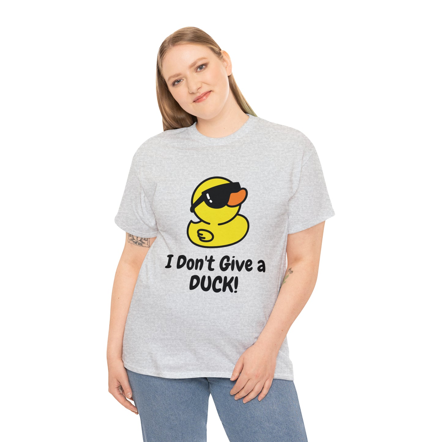 "I Don't Give a DUCK!" Unisex Heavy Cotton Tee