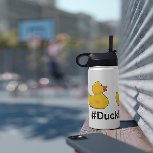 Stainless Steel Water Bottle #DuckDuckJeep