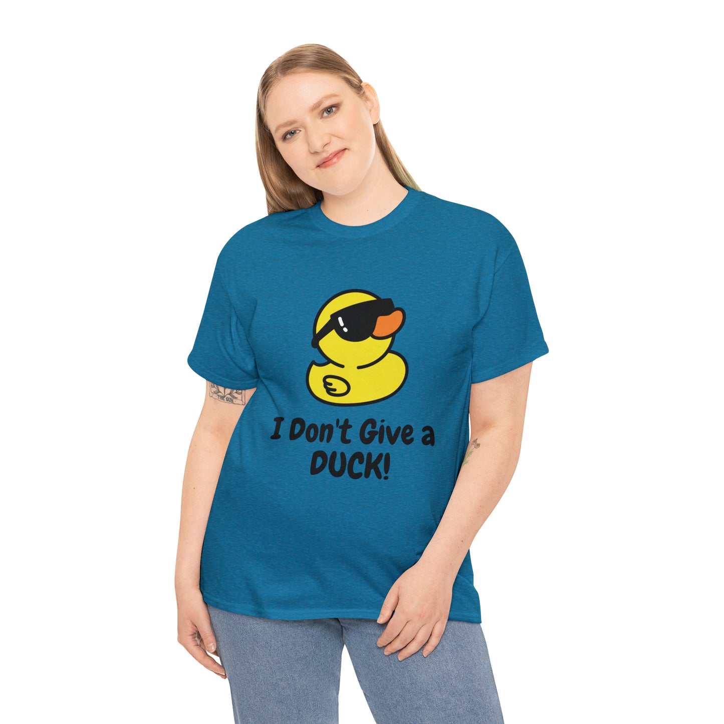 "I Don't Give a DUCK!" Unisex Heavy Cotton Tee