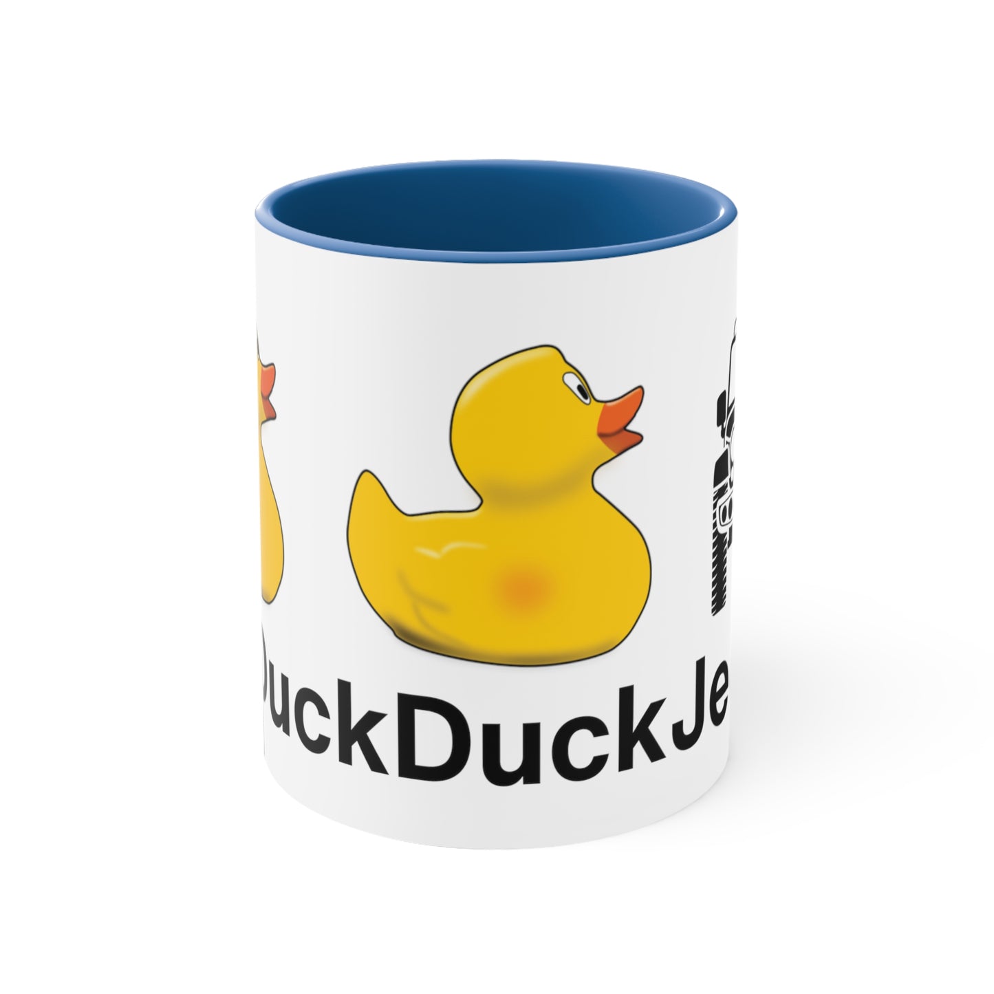 DuckDuckJeep Lovers Two-Tone Accent Coffee Mug