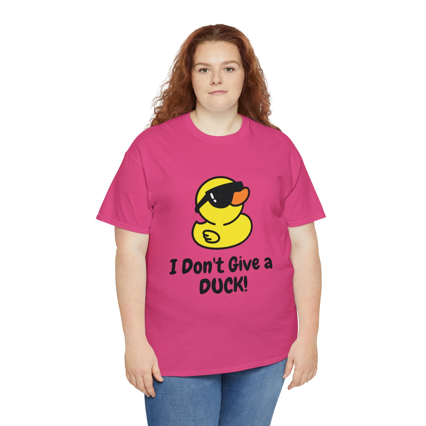 "I Don't Give a DUCK!" Unisex Heavy Cotton Tee