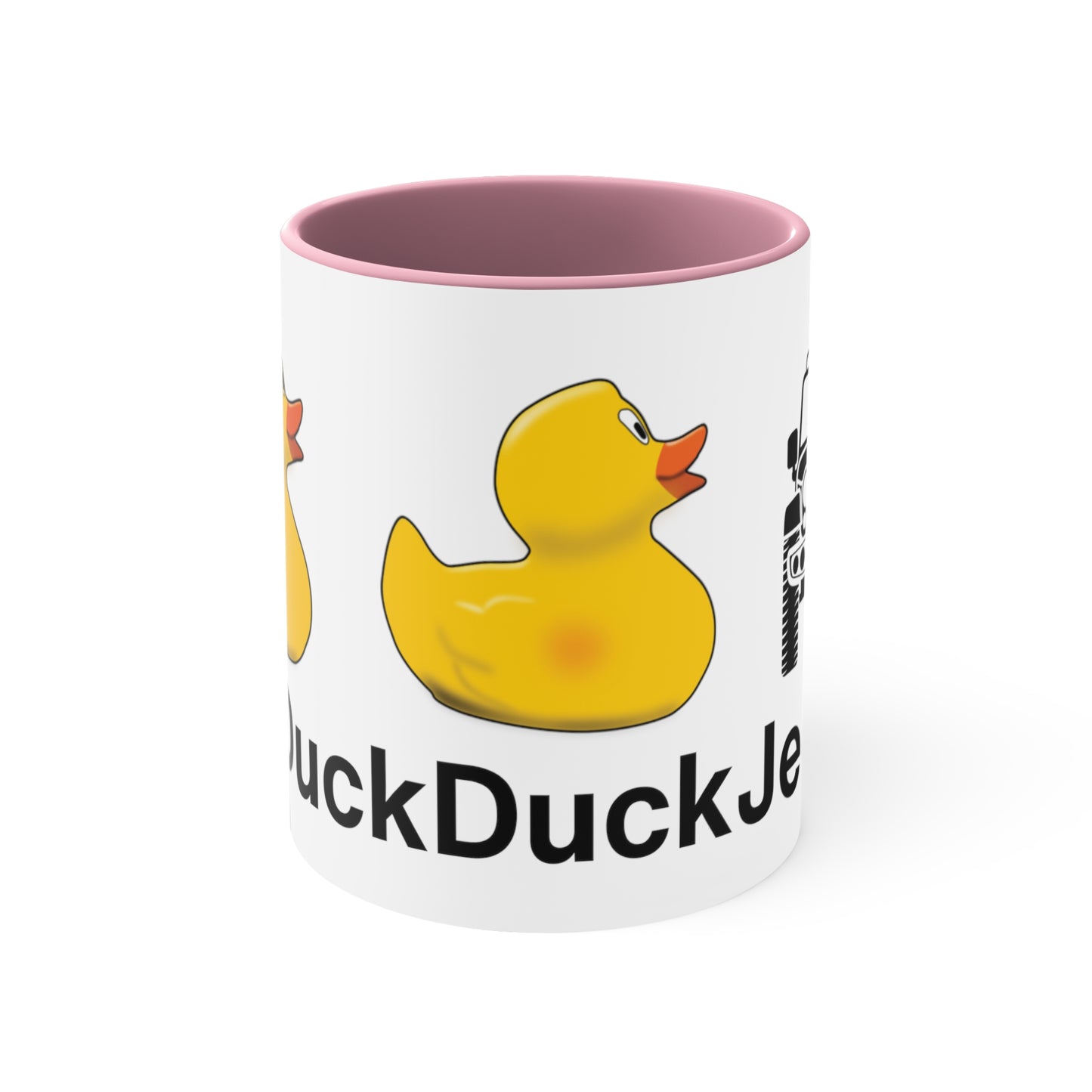 DuckDuckJeep Lovers Two-Tone Accent Coffee Mug