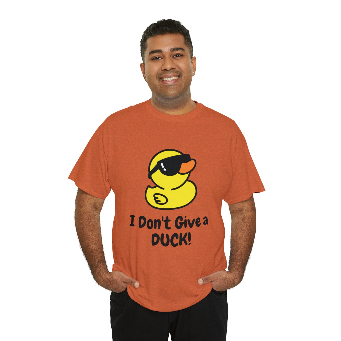 "I Don't Give a DUCK!" Unisex Heavy Cotton Tee